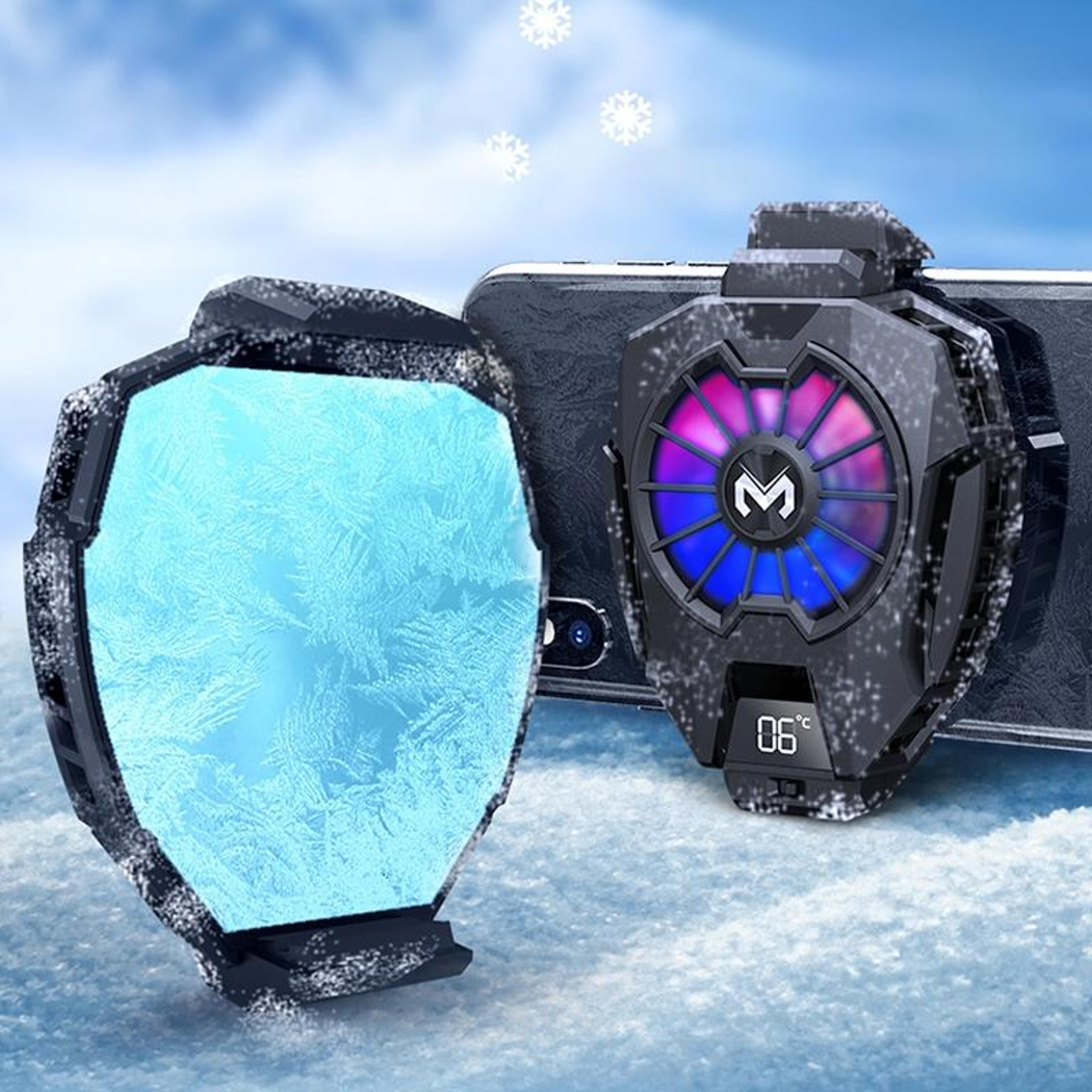 memo dl05 phone cooler semiconductor gaming phone cooler mobile phone radiator with rgb lights