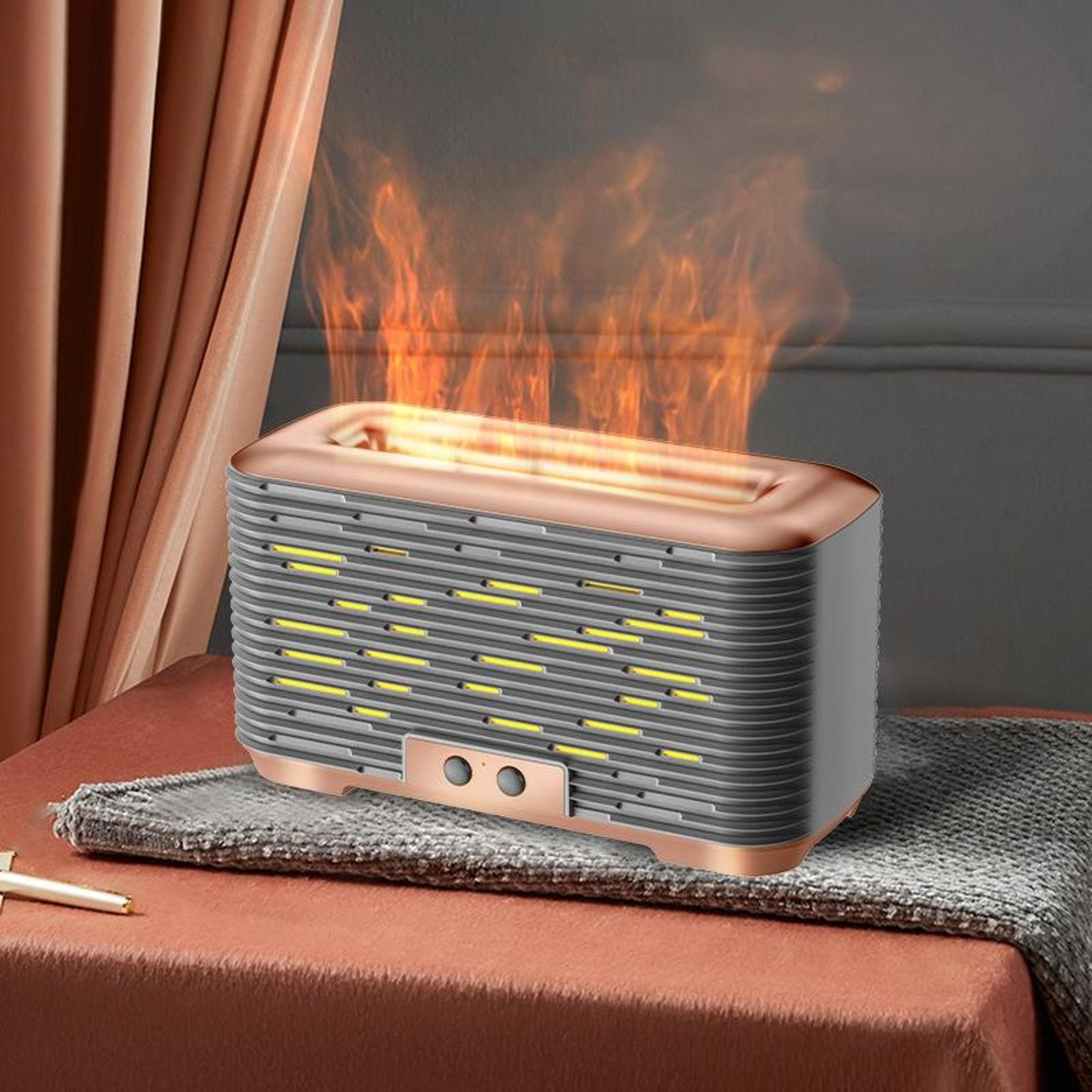 350ml flame aroma diffuser aromatherapy humidifier with timer cool mist essential oil diffuser