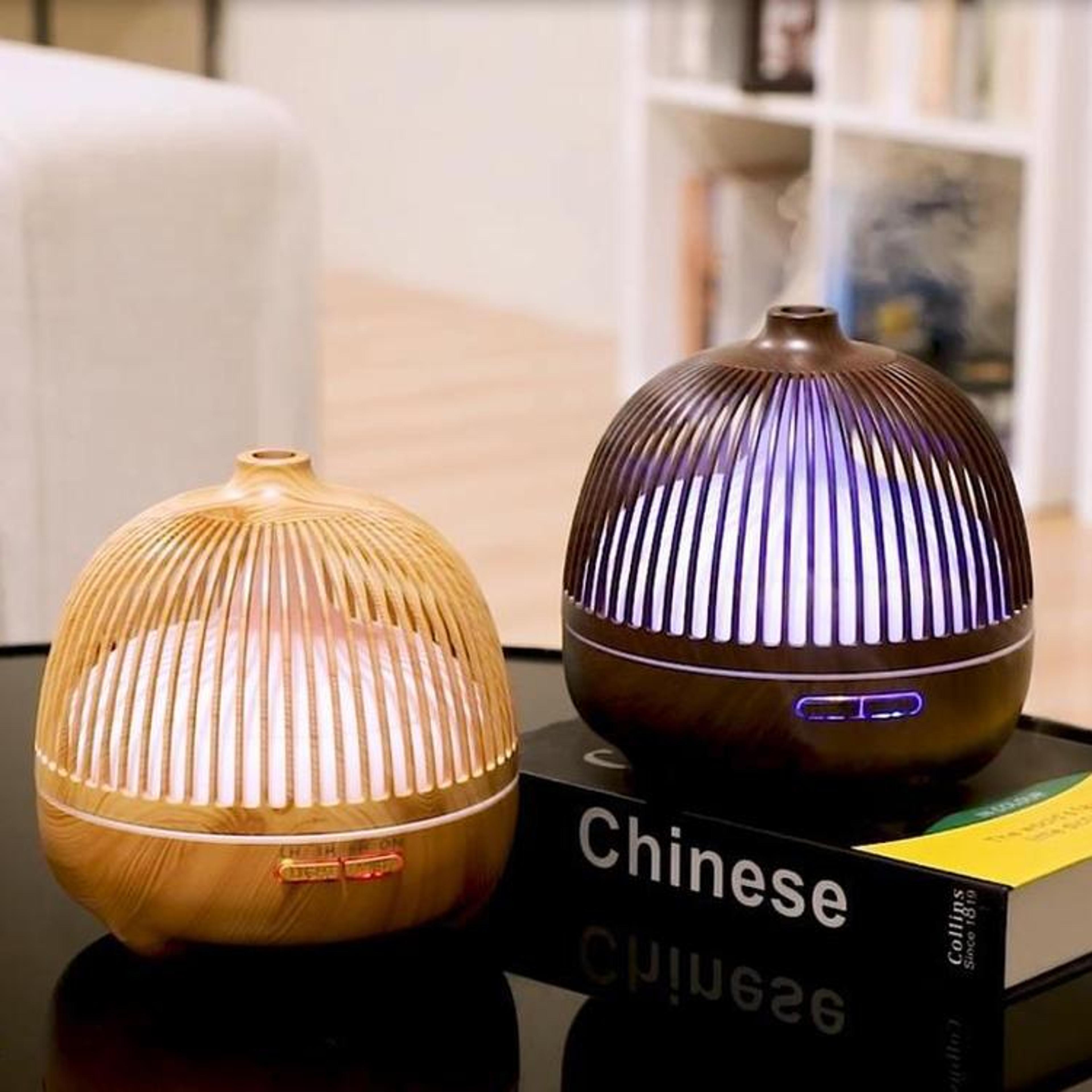 bird cage aromatherapy diffuser ultrasonic humidifier with led night light and remote control