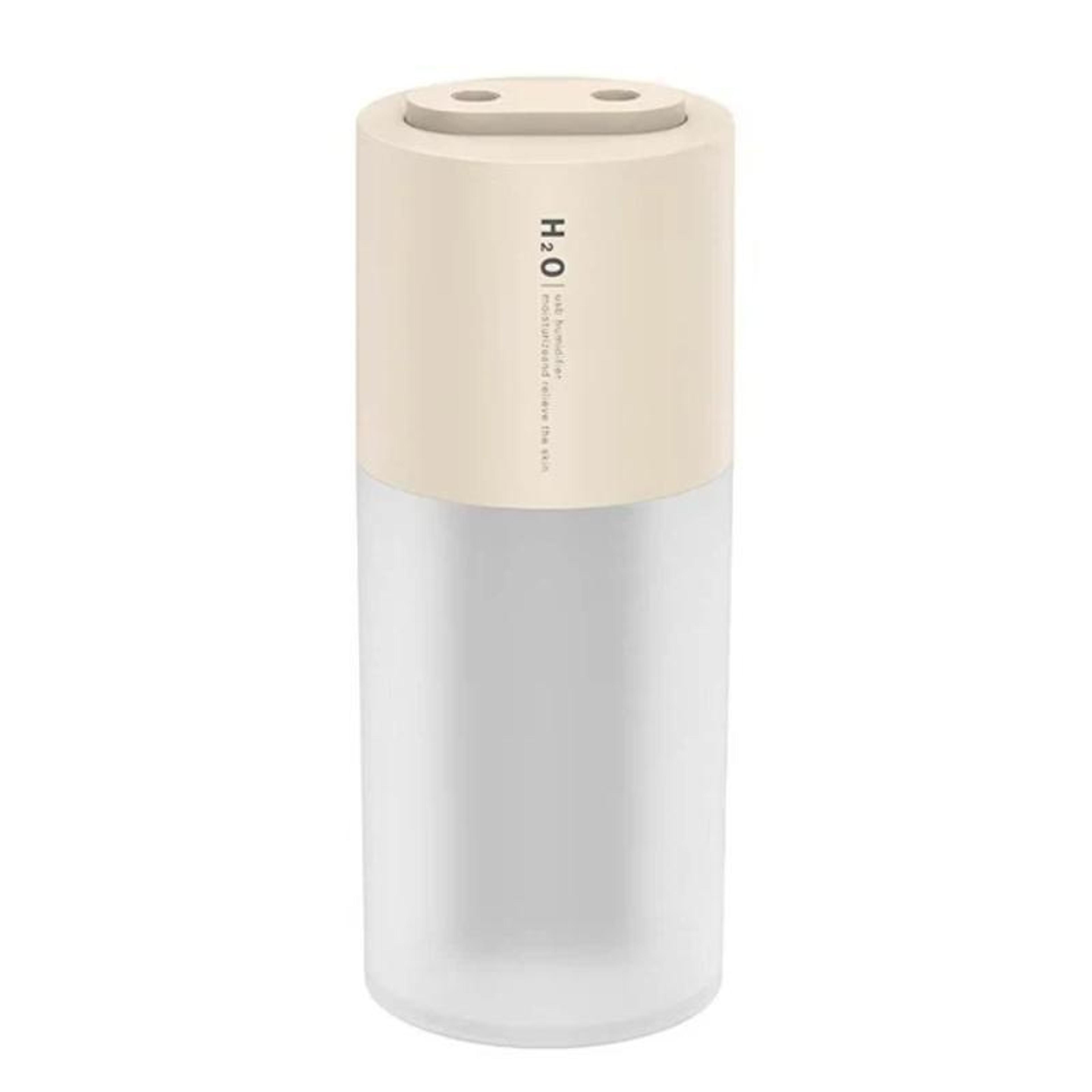 portable usb humidifier dual spray cool mist humidifier with night light 400ml rechargeable air moisturizer