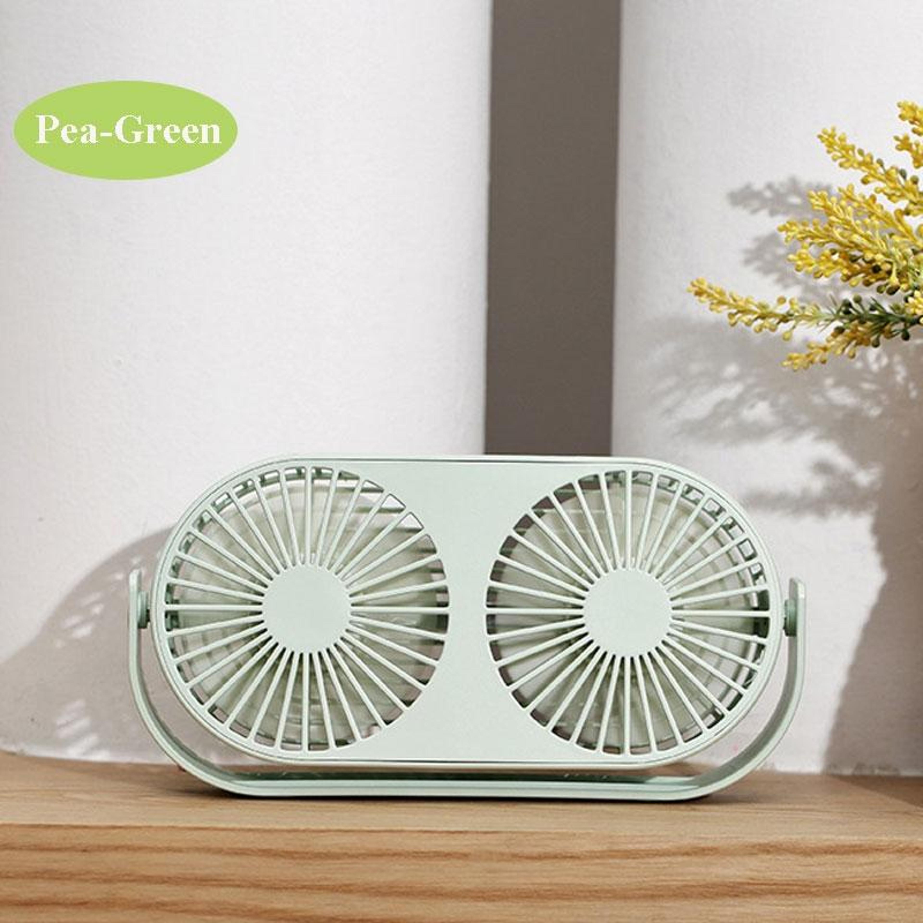 2 in 1 usb desk fan with mini humidifier portable desktop cooling fan 360 degree adjustable