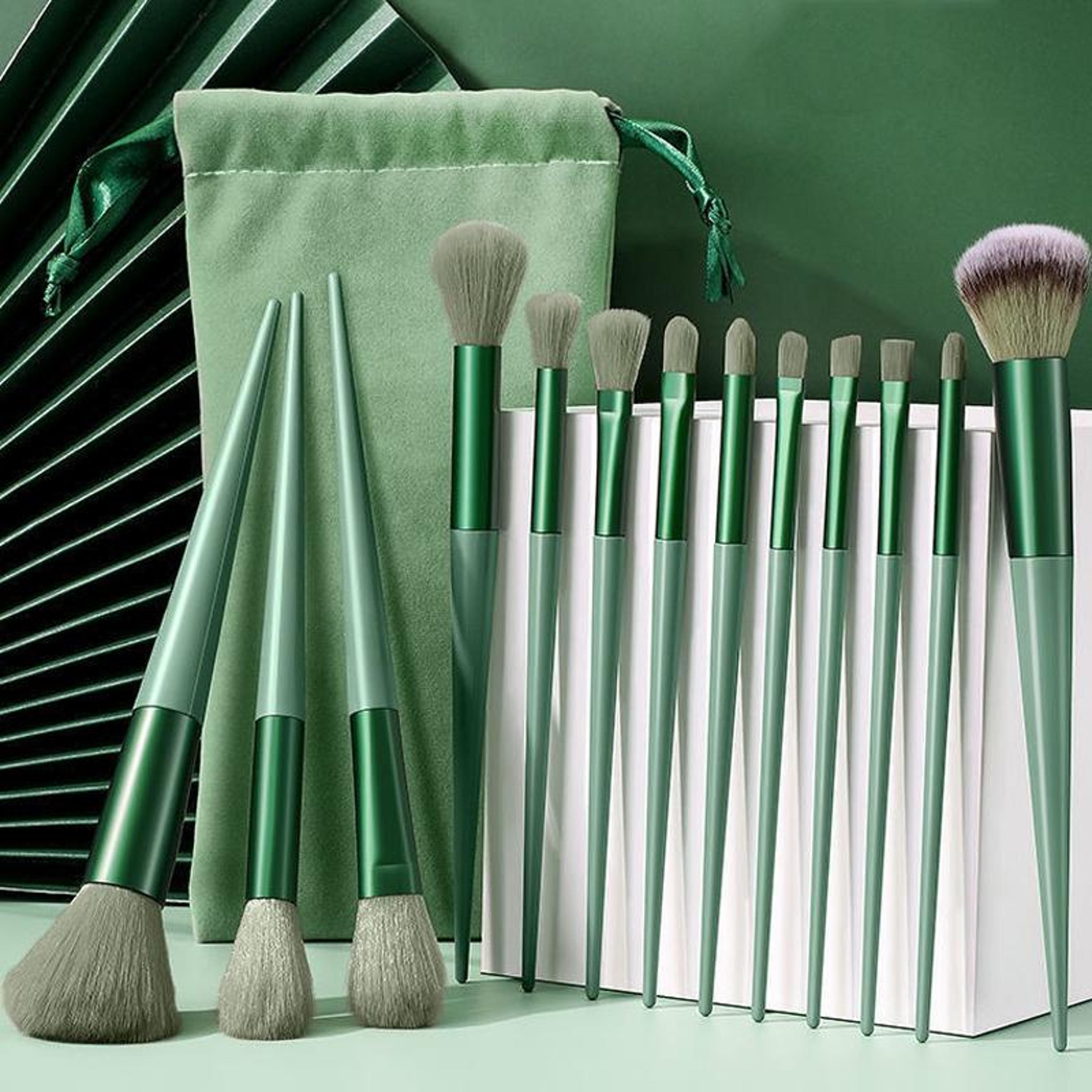 13-in-1 makeup brush set with soft makeup brushes for foundation blush powder and eyeshadow