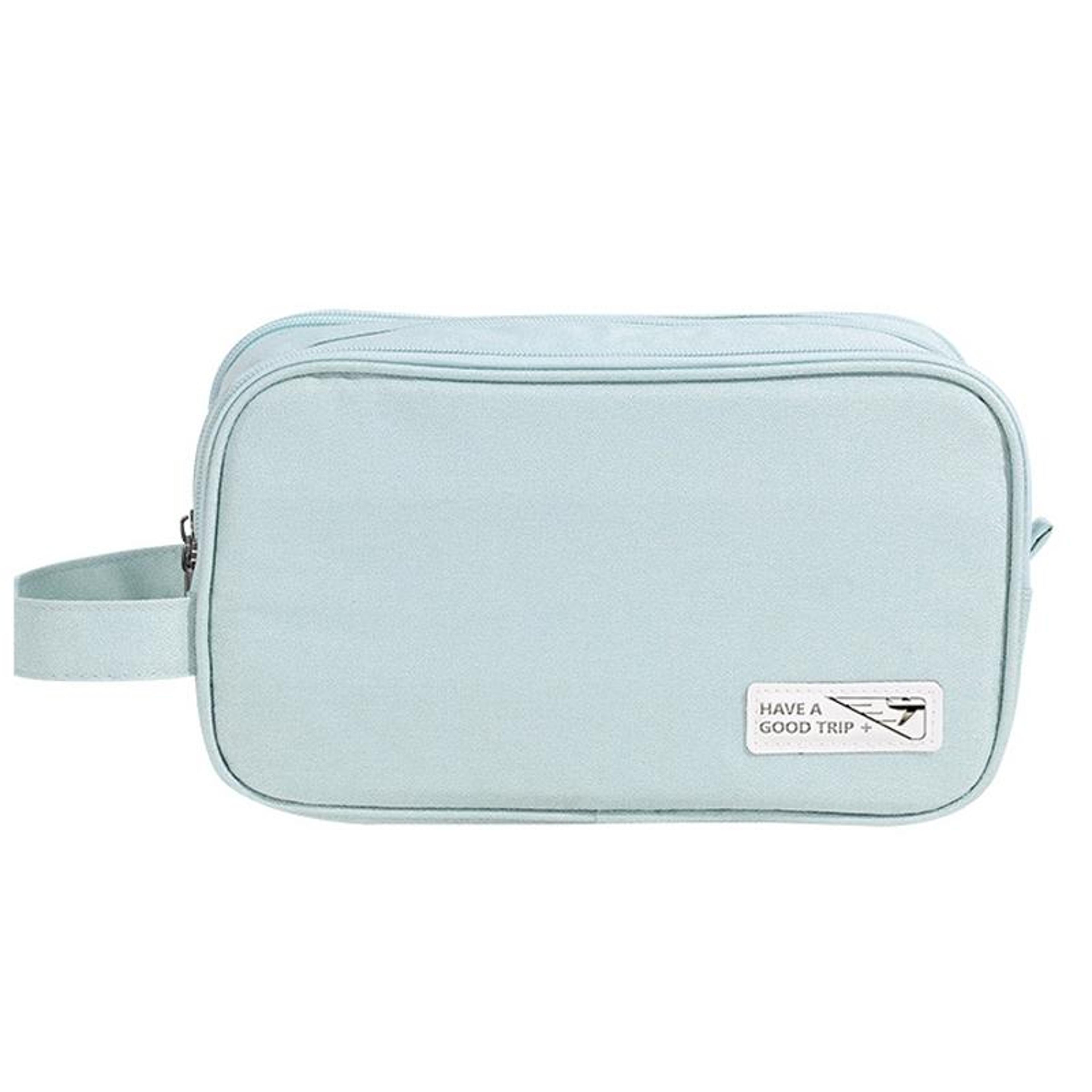 large capacity travel toiletry bag with wet dry separation cosmetic organizer