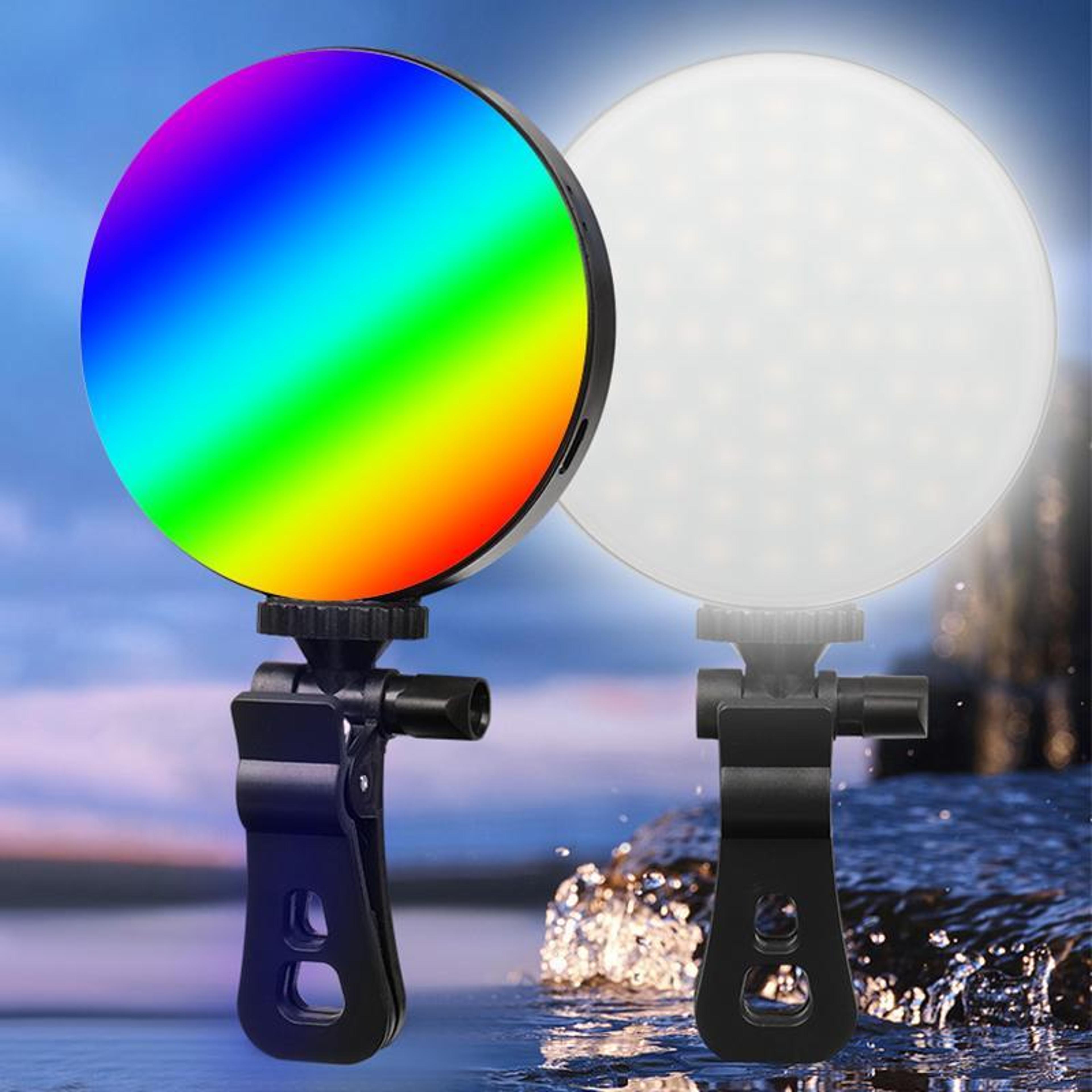 portable rgb pocket fill light rechargeable led video light for photography selfies and content creation