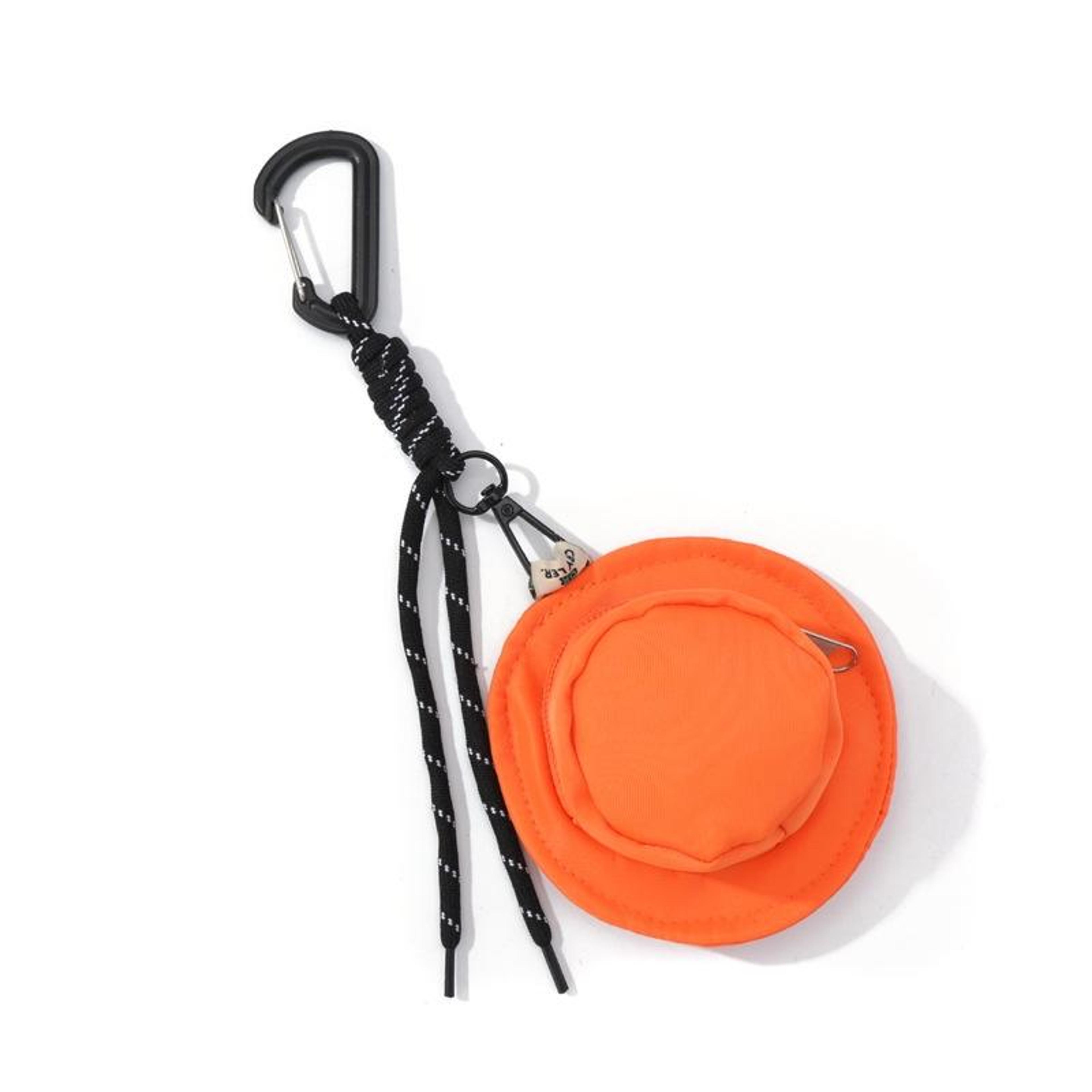 portable mini coin pouch keychain pouch fisherman hat earbud storage bag