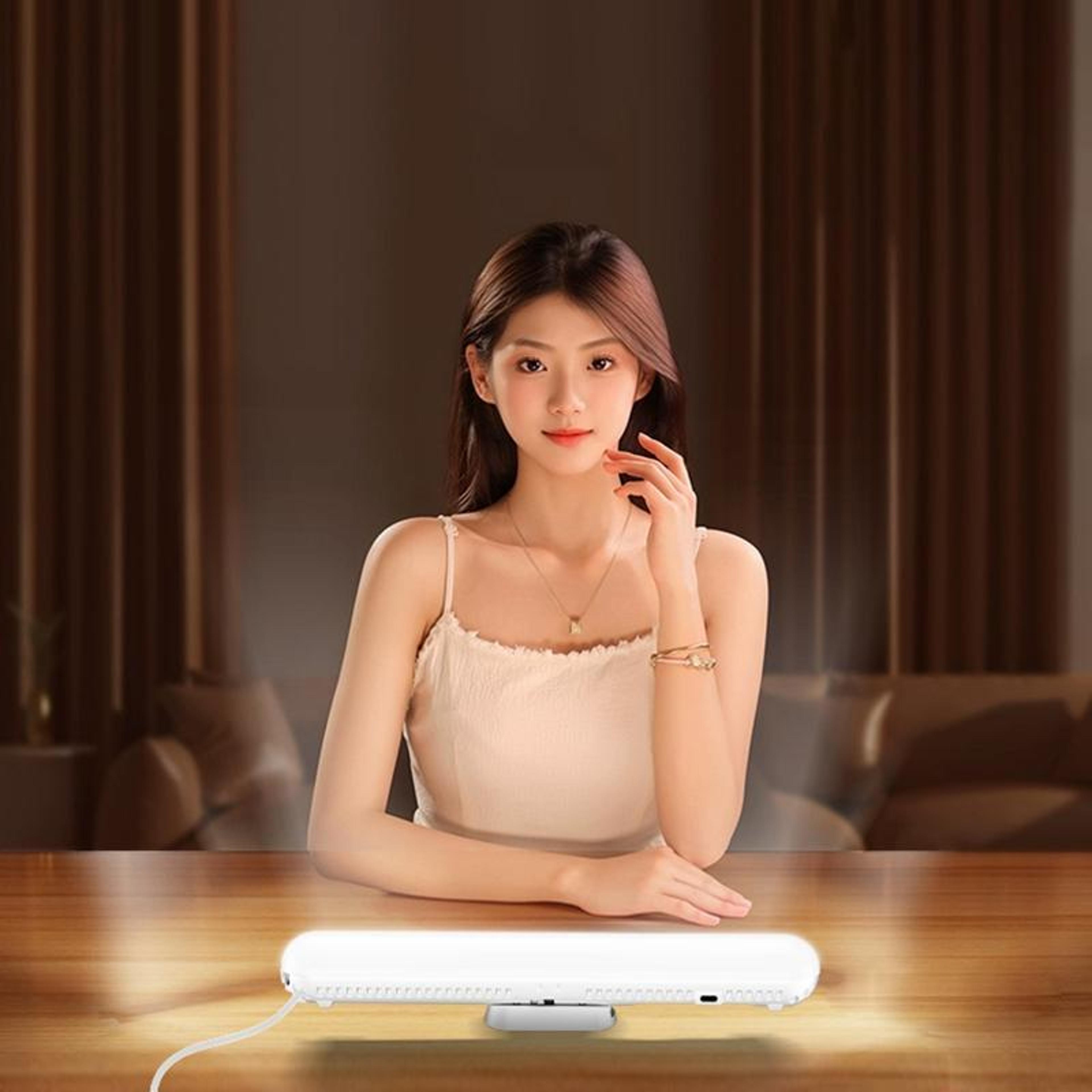 chin fill light led live streaming light for jawline and neck enhancement