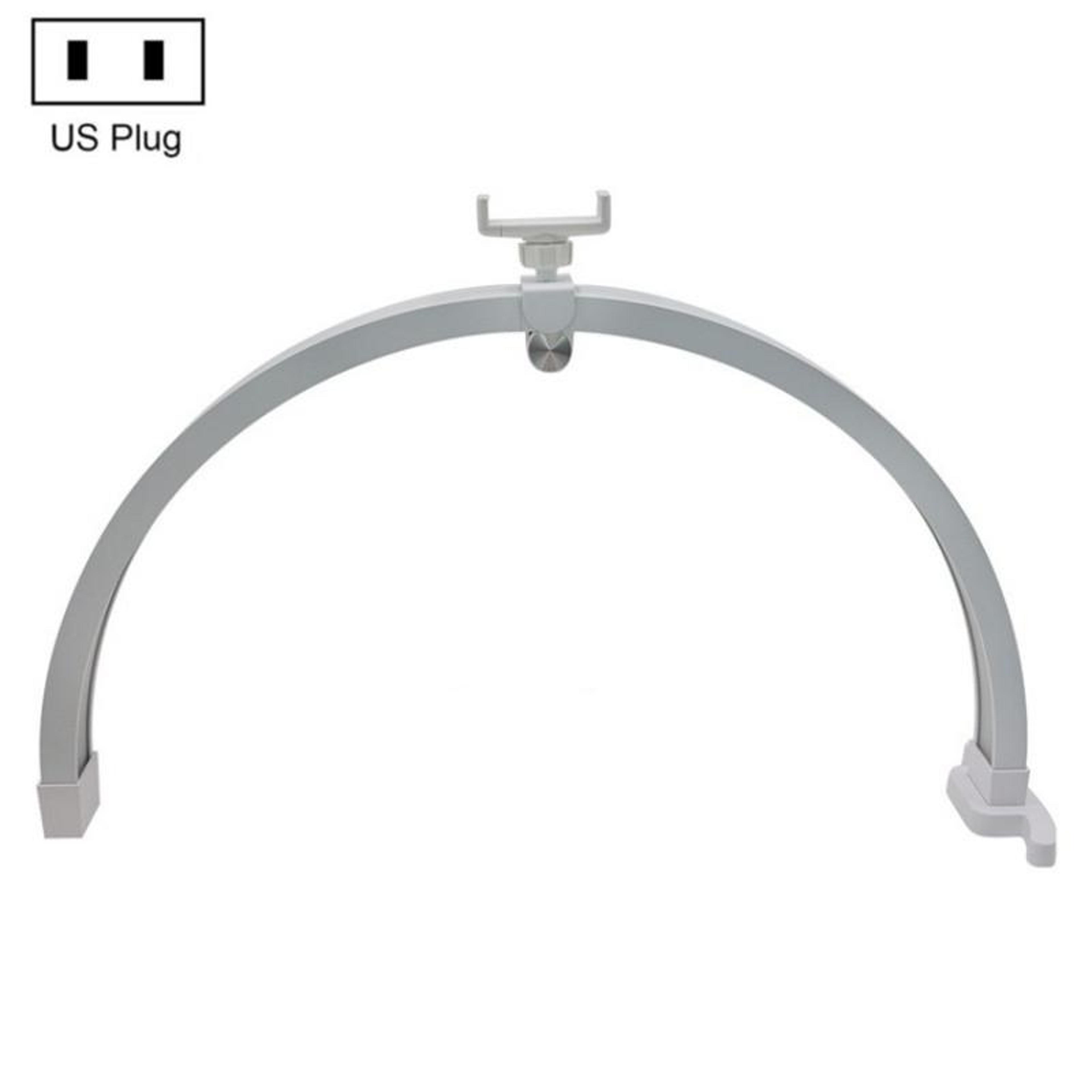 foldable led nail lamp half moon nail tech light with touch control and adjustable brightness