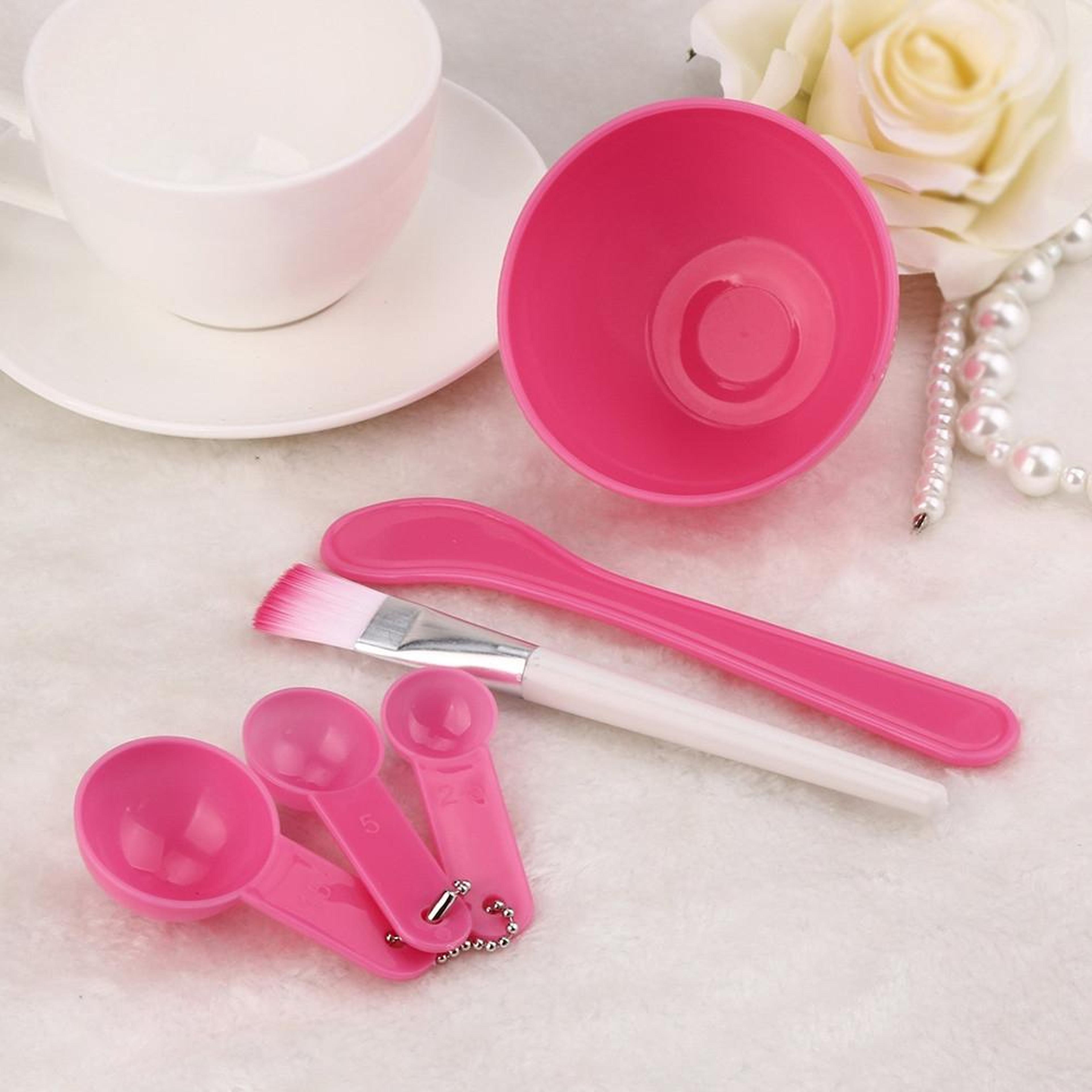 10 sets 4 in 1 facial mask mixing bowl set diy face mask applicator kit with brush spoon and mixing stick