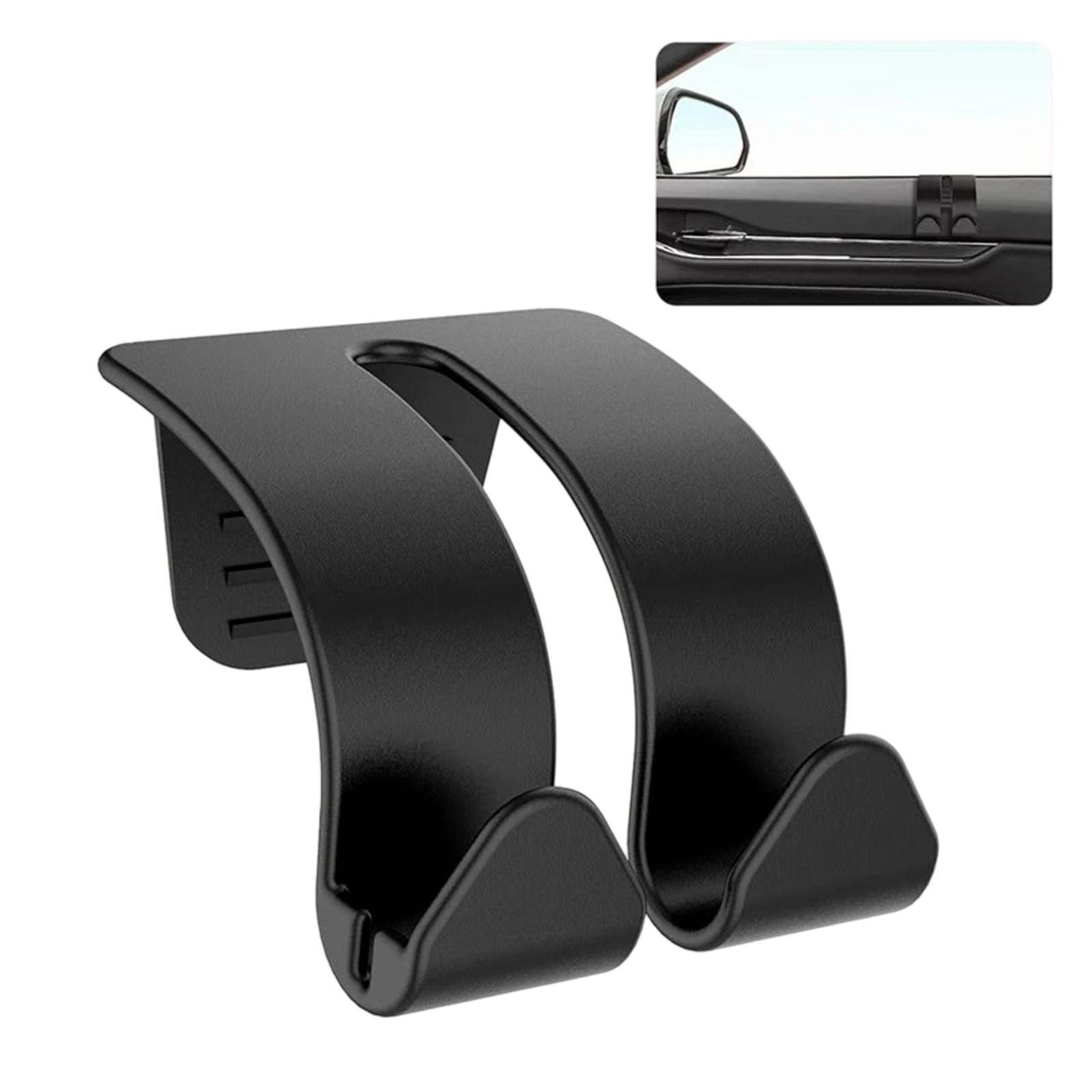 universal car window hook anti slip car bag hook dual hanging organizer for bags groceries and essentials