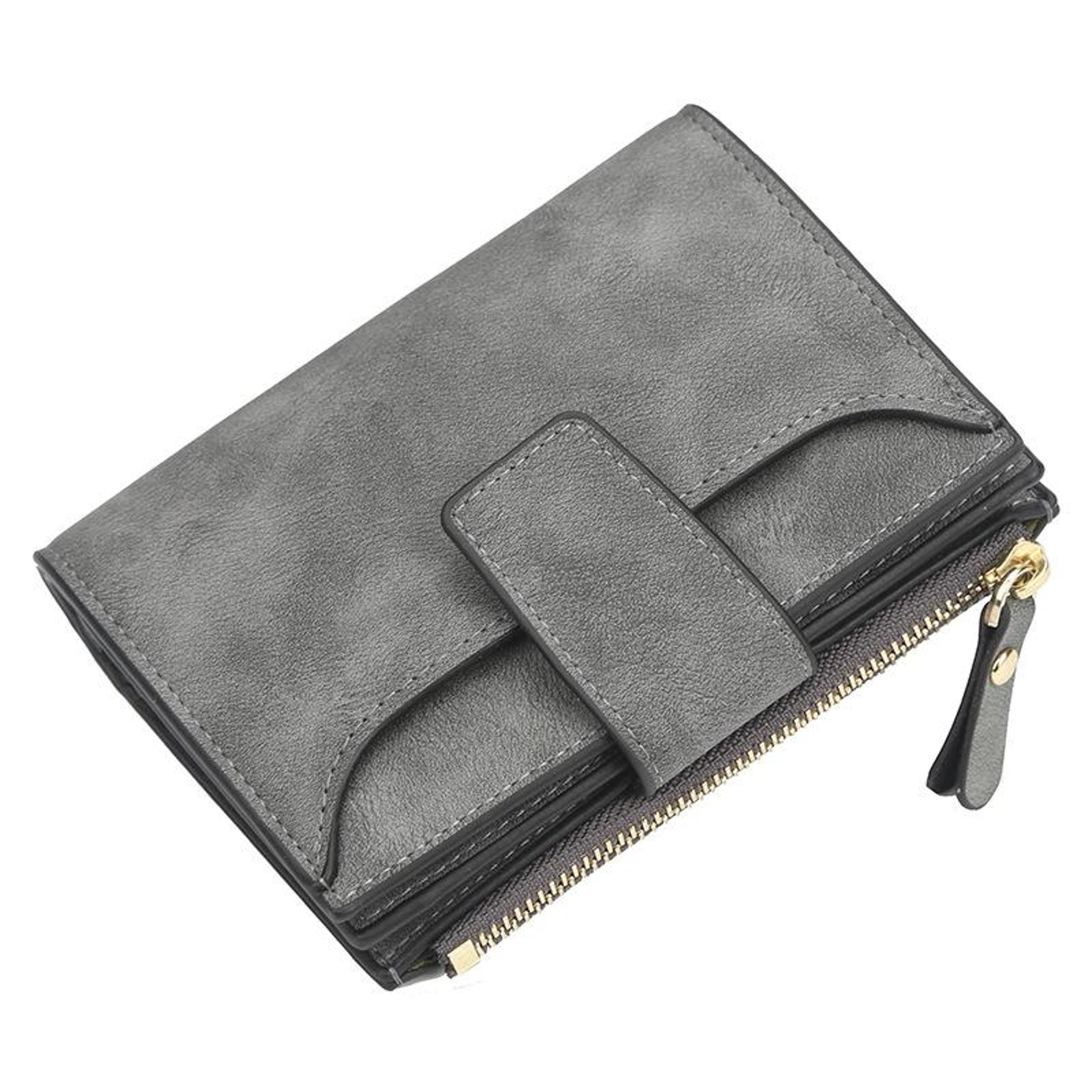 baellerry women's short wallet large capacity multi card wallet with coin purse