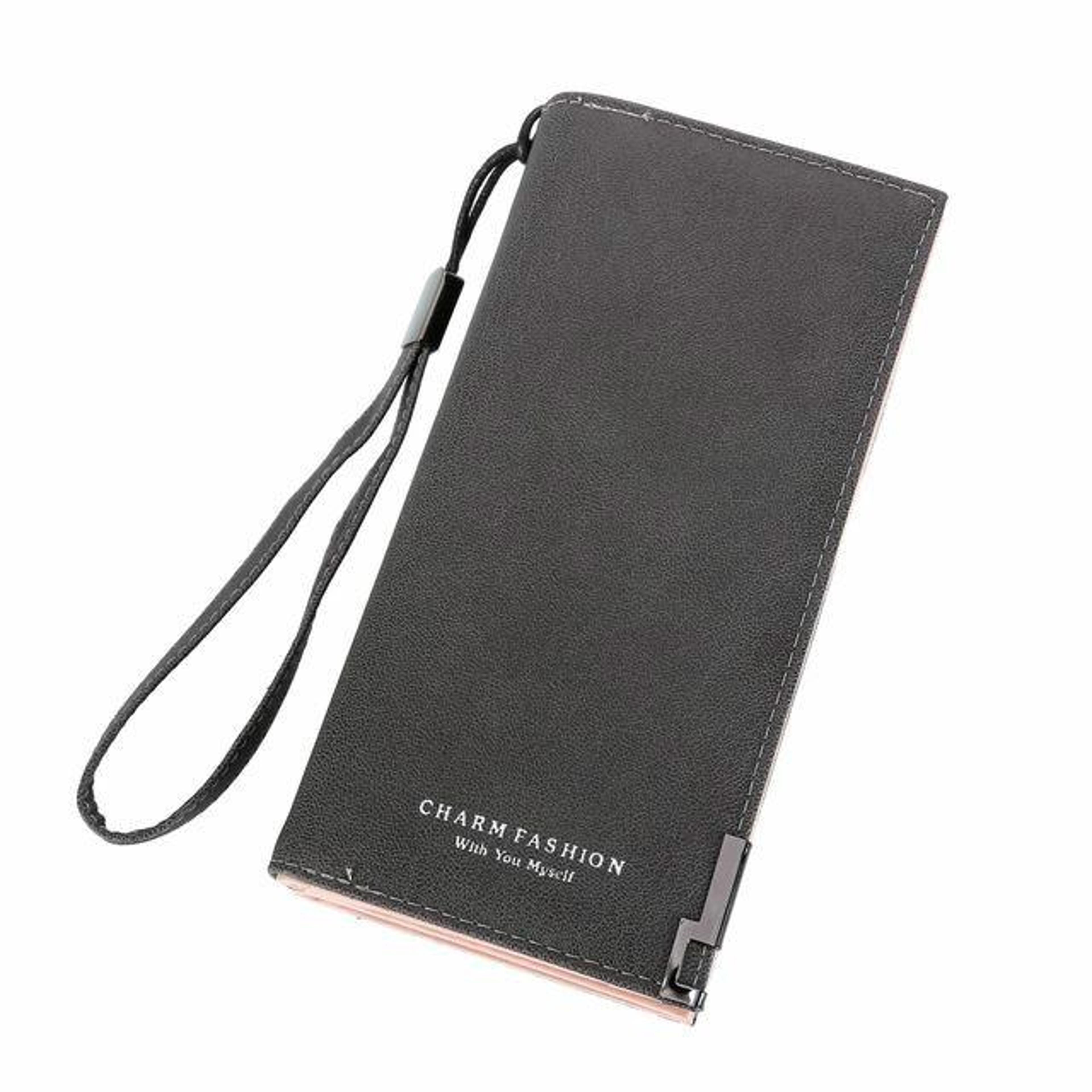 vintage womens long wallet rfid style pu leather zip around wallet clutch with card slots coin pocket
