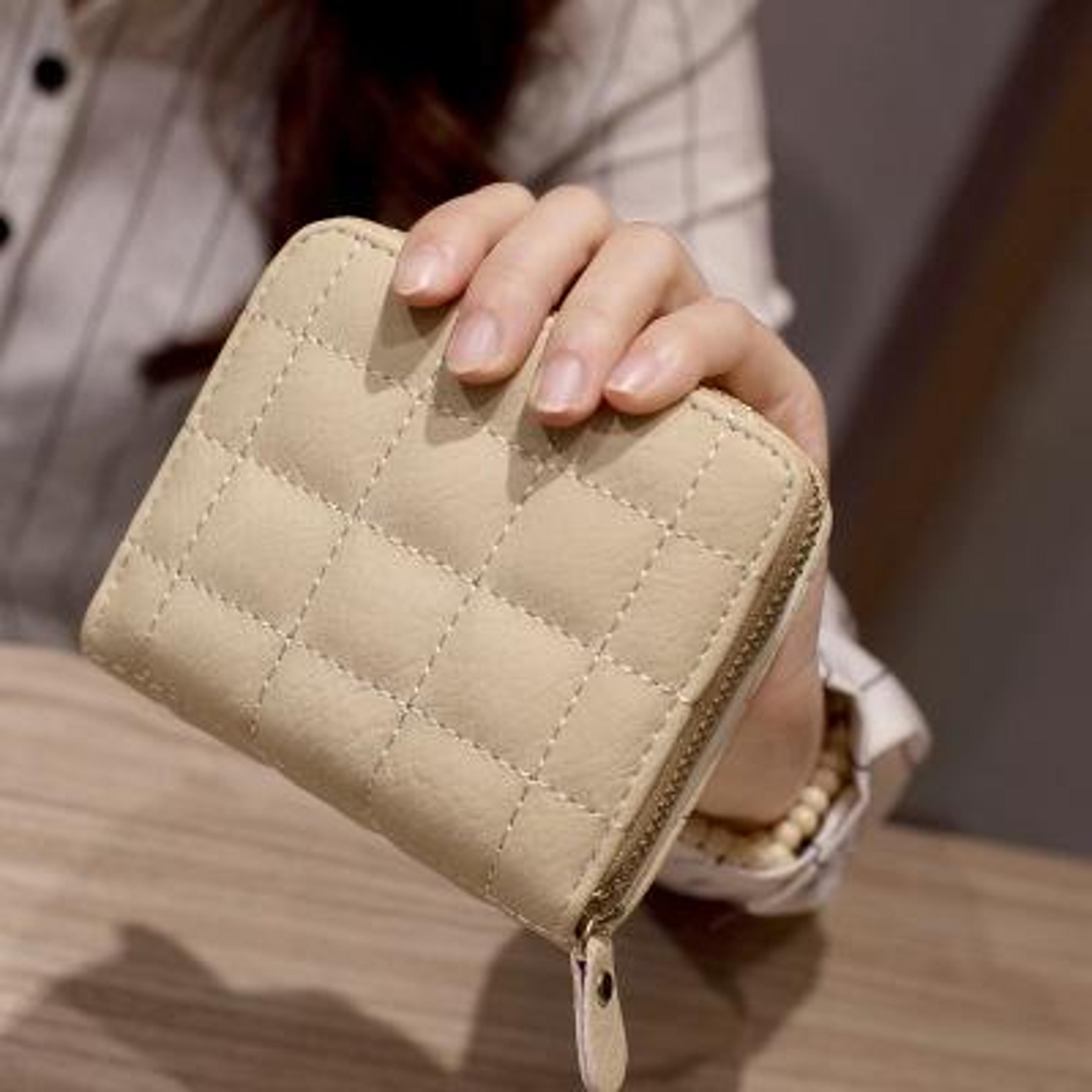 cute mini wallet for women short zipper cute coin purse pu leather small card holder