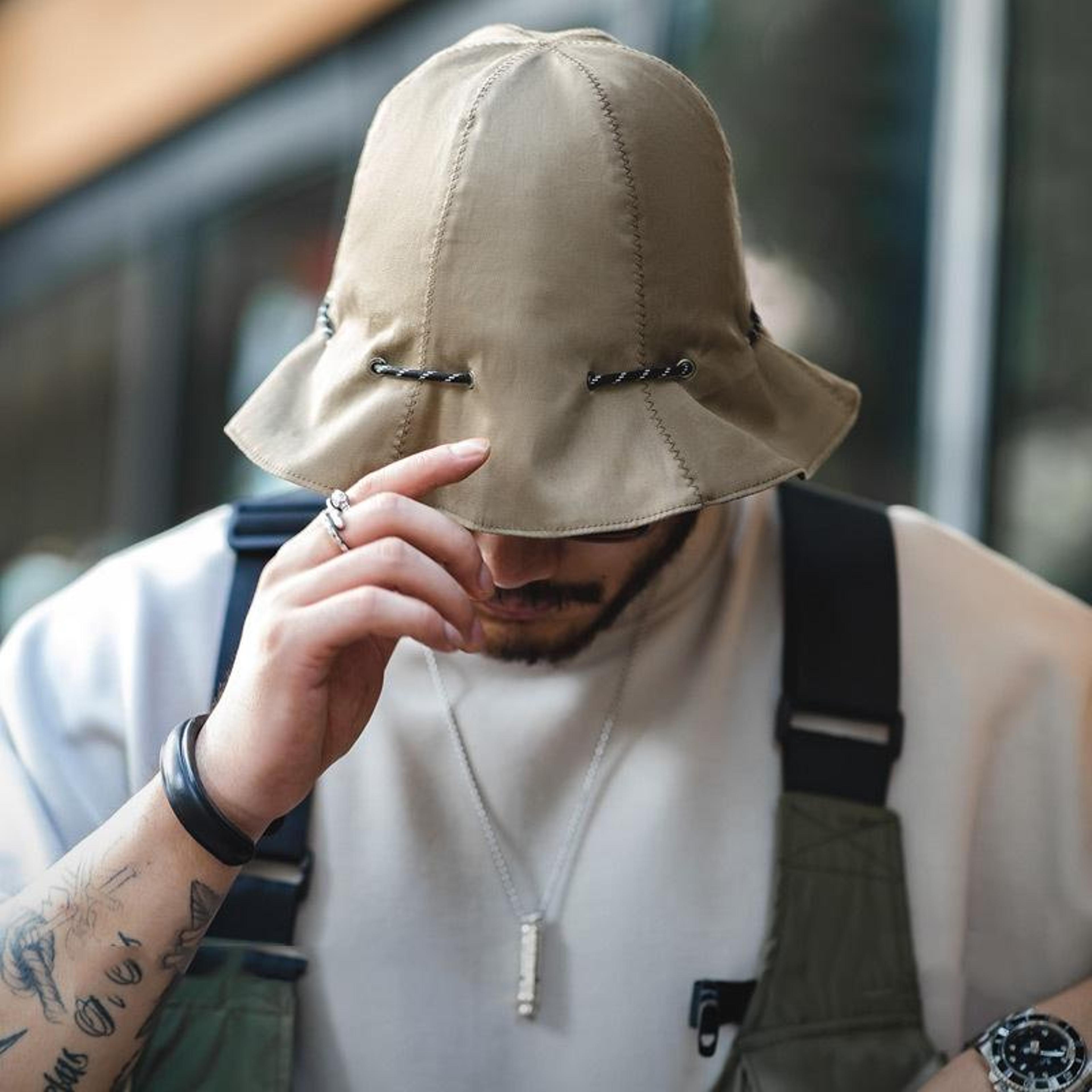 convertible bucket hat and crossbody bag reversible fisherman hat portable travel sun hat