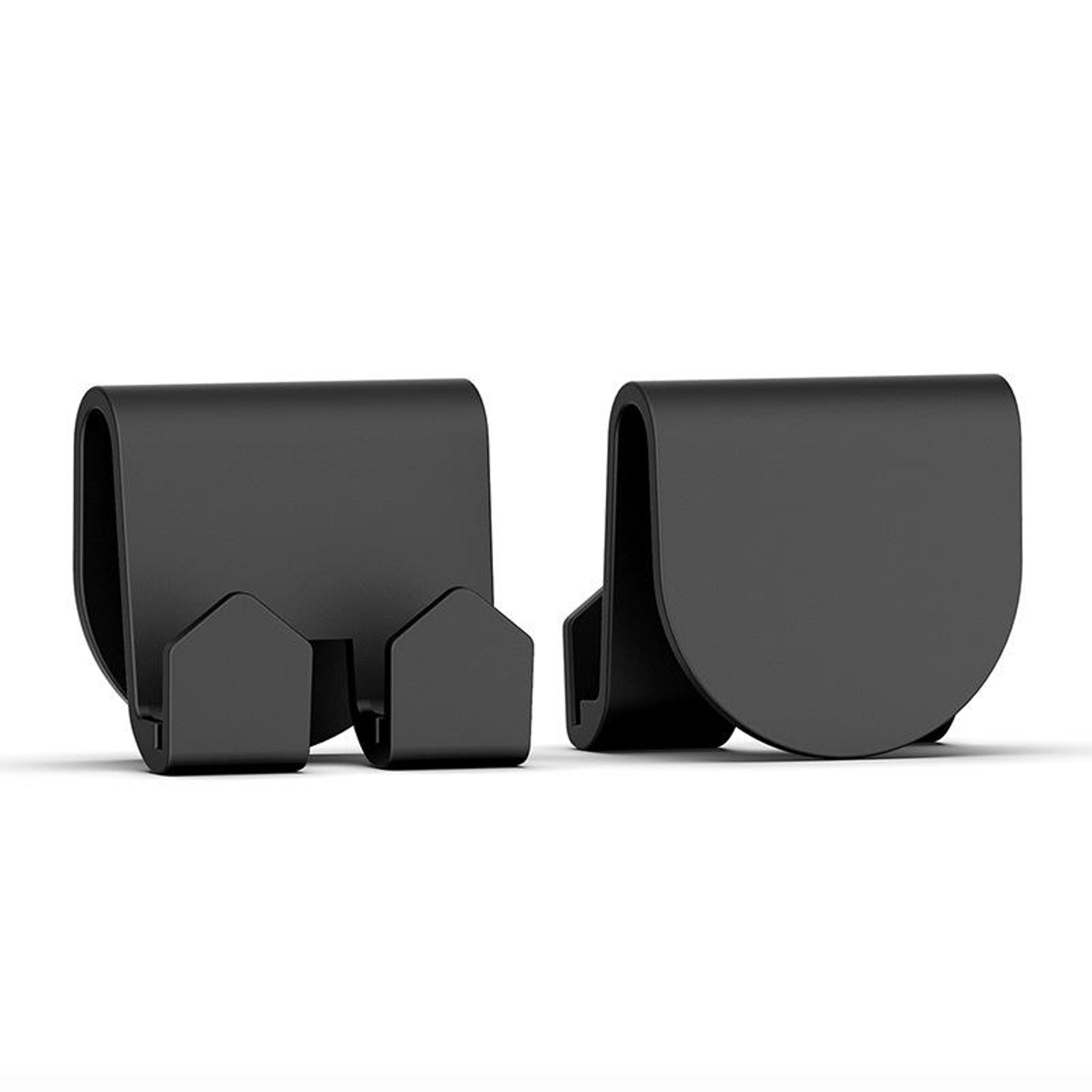 tesla model 3 y rear seat headrest hooks abs car storage organizer 2 pcs