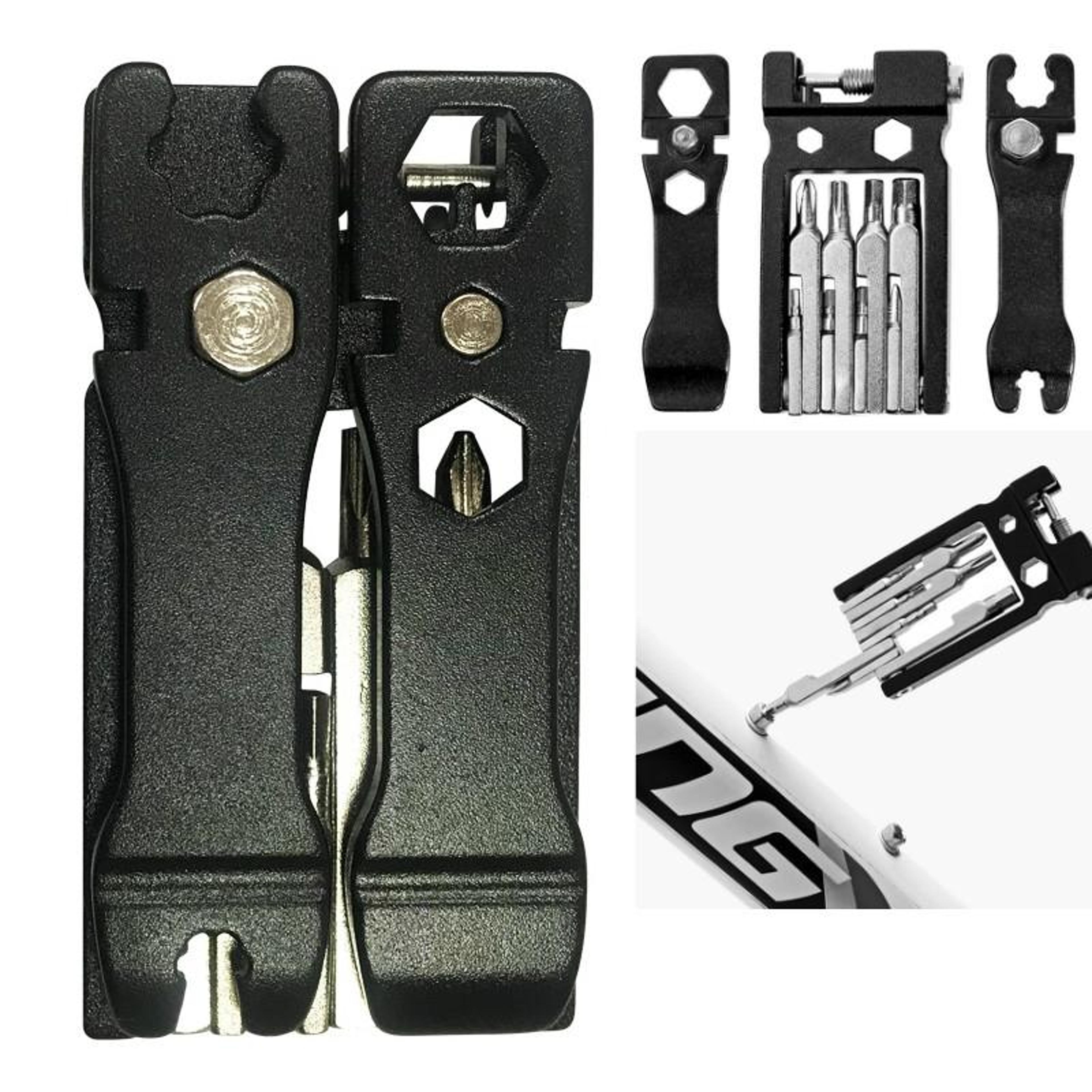 20-in-1 bike repair multi tool portable bicycle repair kit folding maintenance wrench
