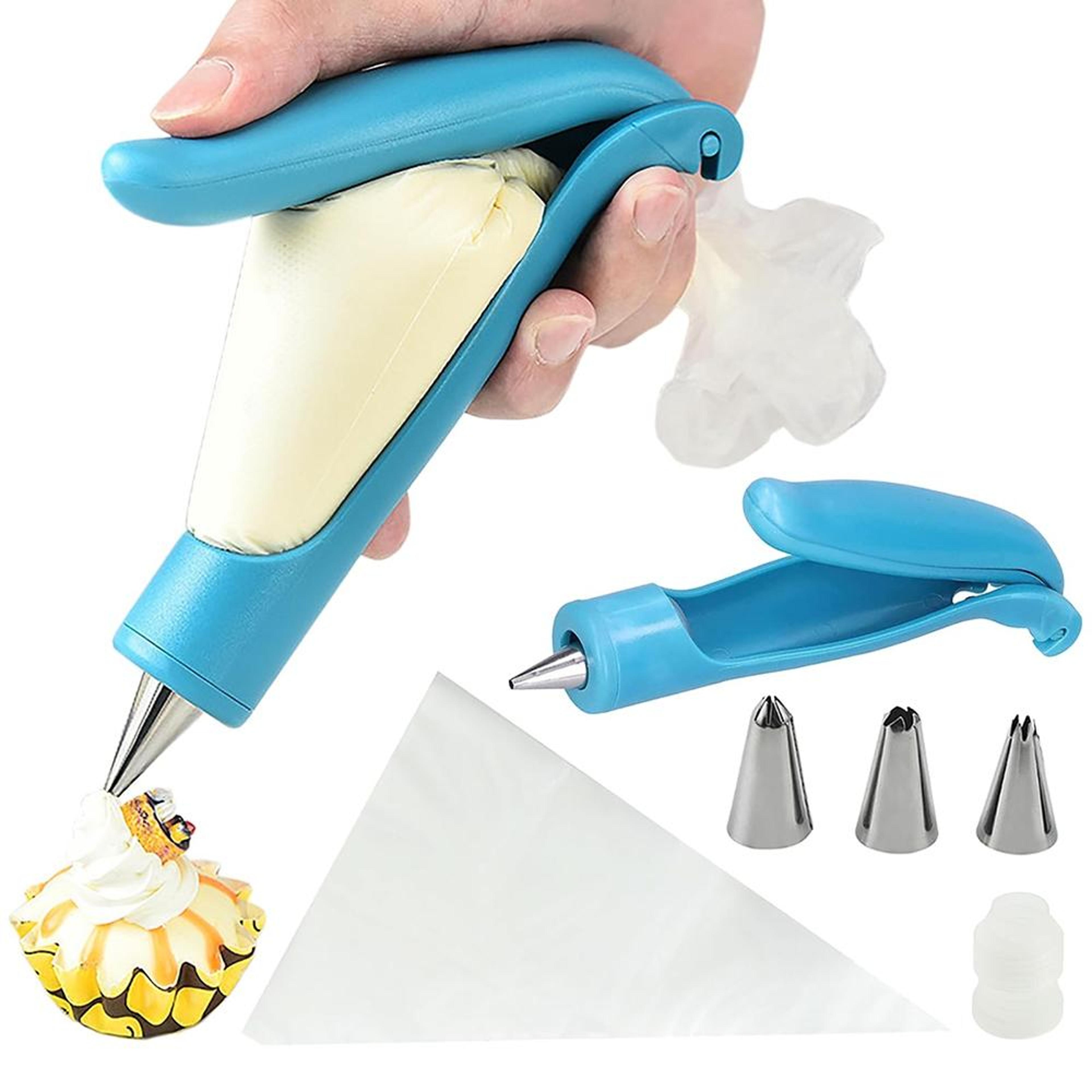 diy cake decorating pen baking tools set with 4 nozzles for cookies cupcakes and fondant