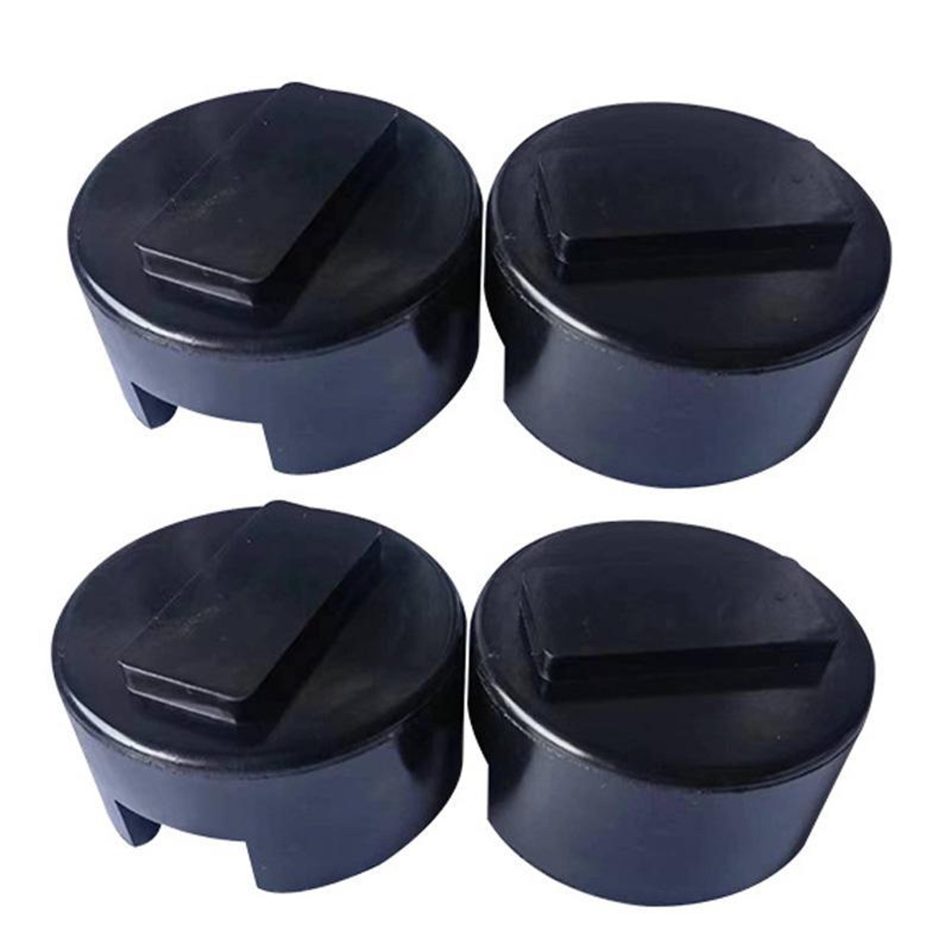 universal rubber jack pad set 4 pack heavy duty car jack pad for safe vehicle lifting