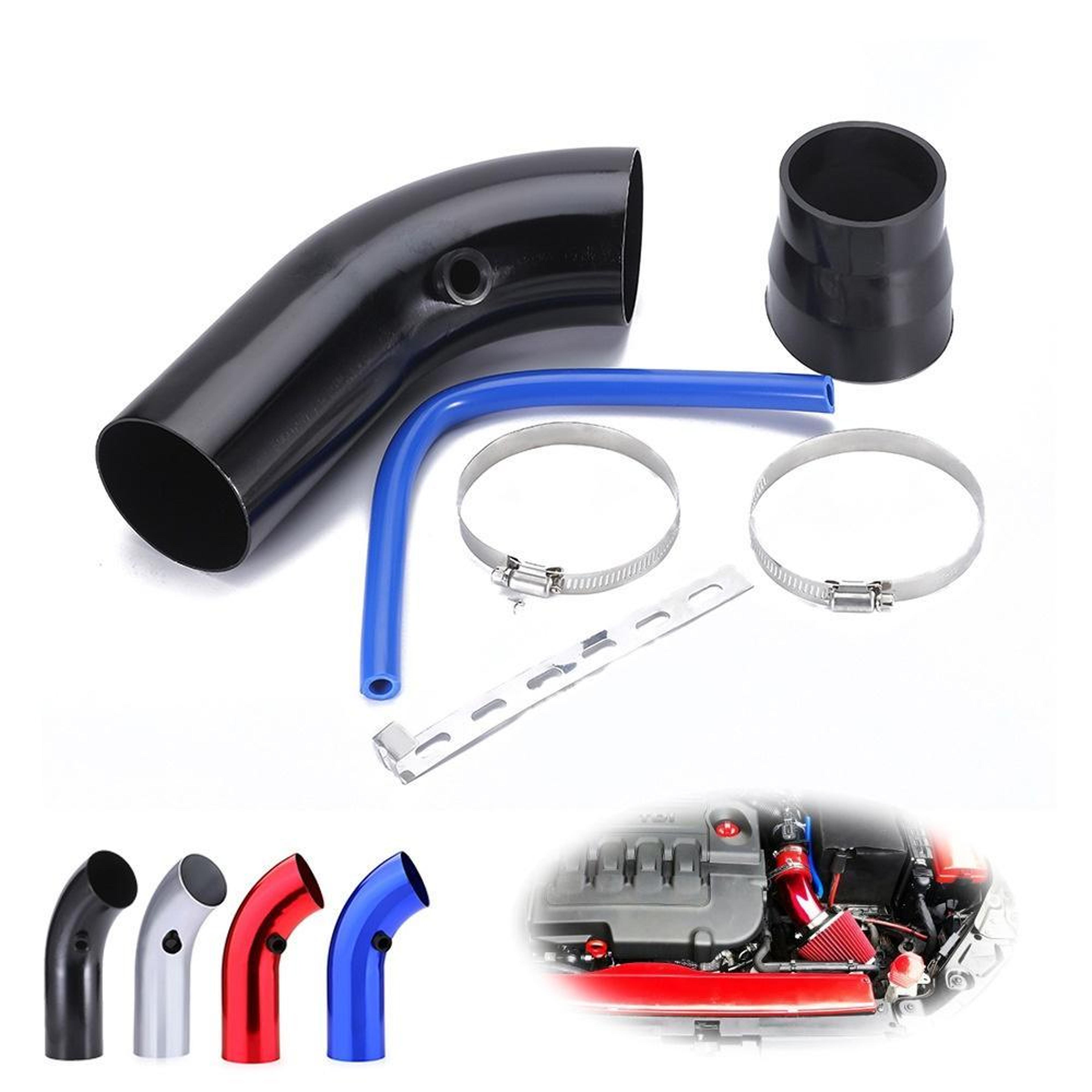 76mm cold air intake pipe universal aluminum intake pipe for performance engine upgrade