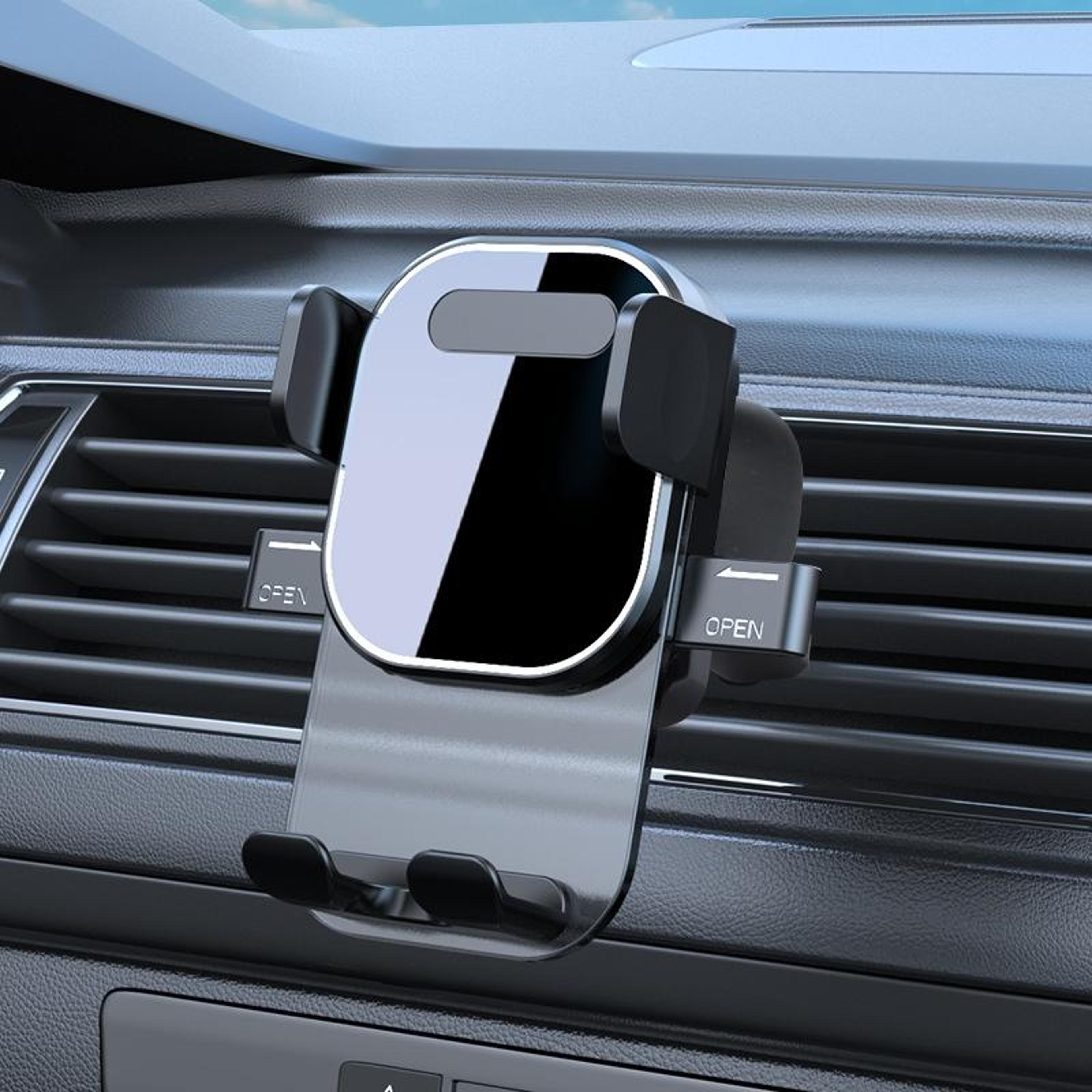 gravity lock car phone holder 360 rotating air vent phone mount for 4.7 to 7 inch smartphones