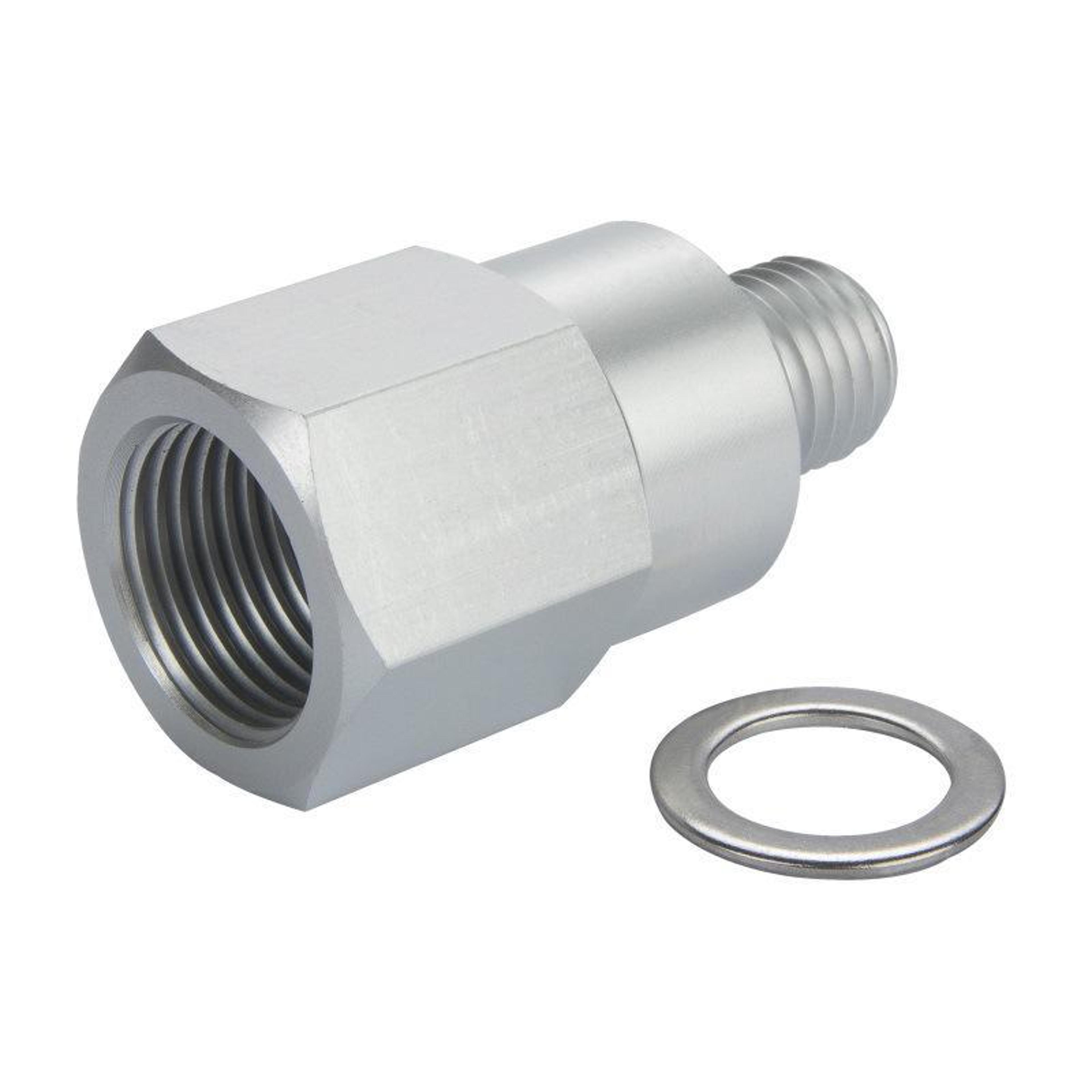 m12x1.5 oil pressure sensor adapter 3/8 npt aluminum connector for ls engine temperature sensors