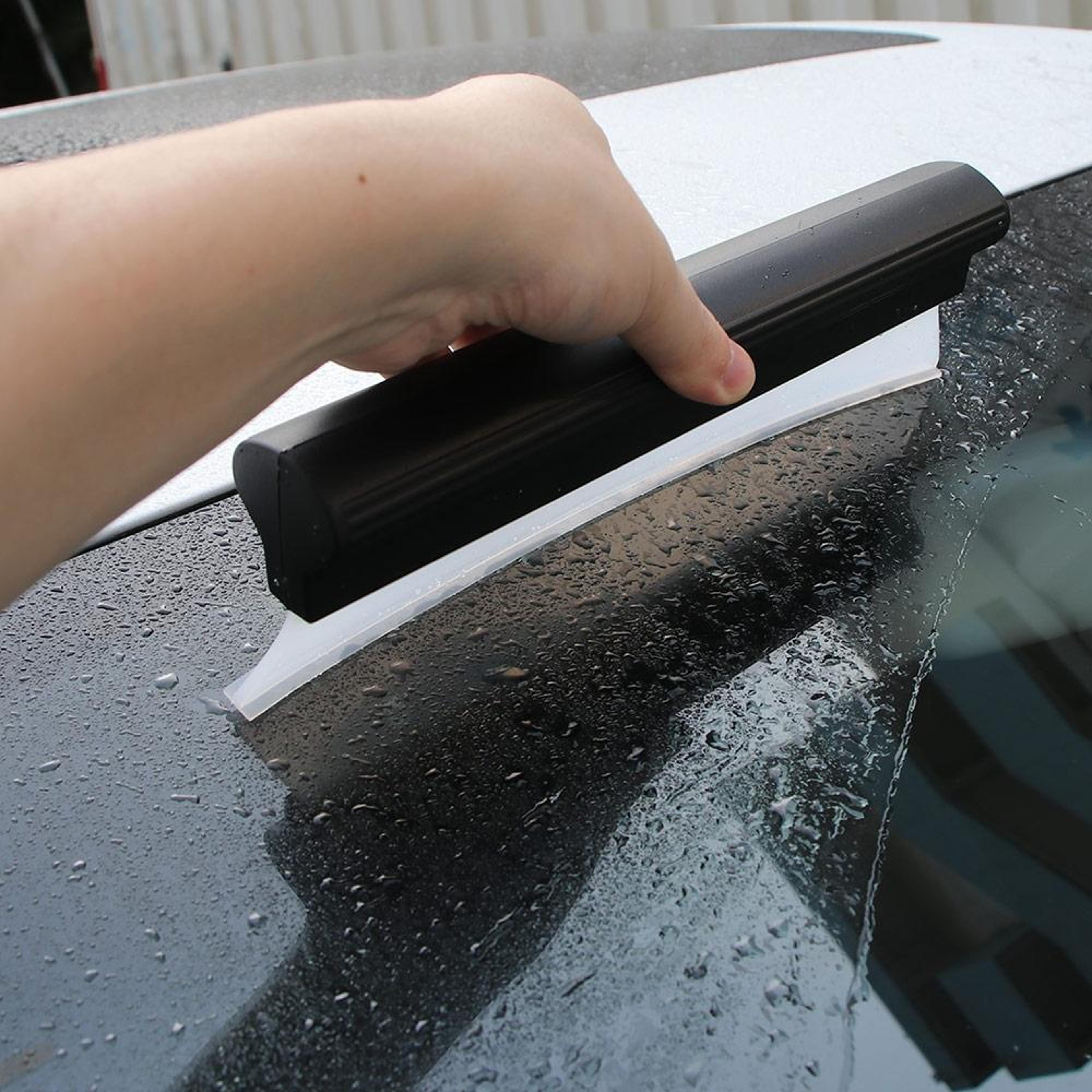 premium car window squeegee silicone windshield water scraper for streak free glass cleaning