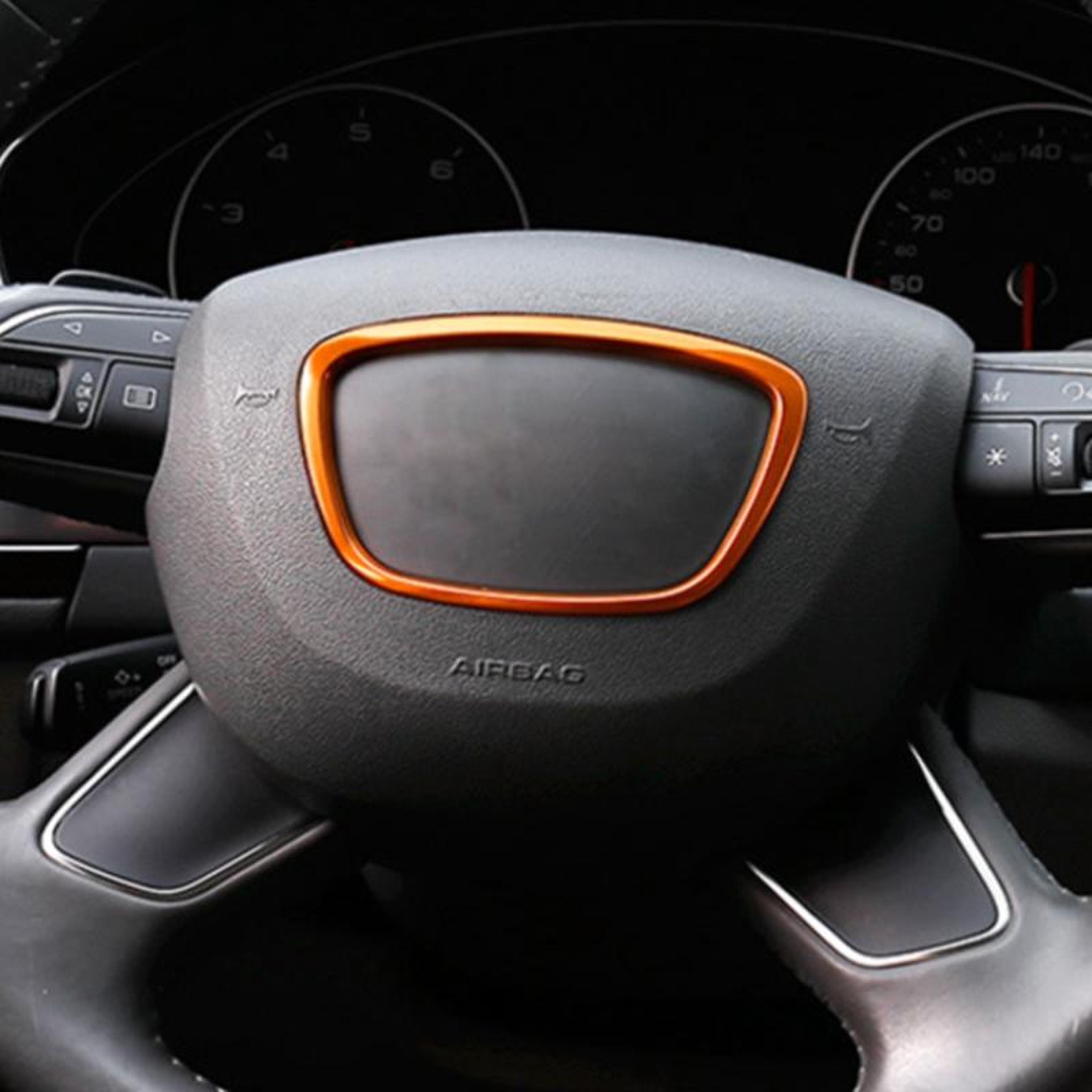 audi steering wheel trim ring cover premium metal steering wheel trim decoration