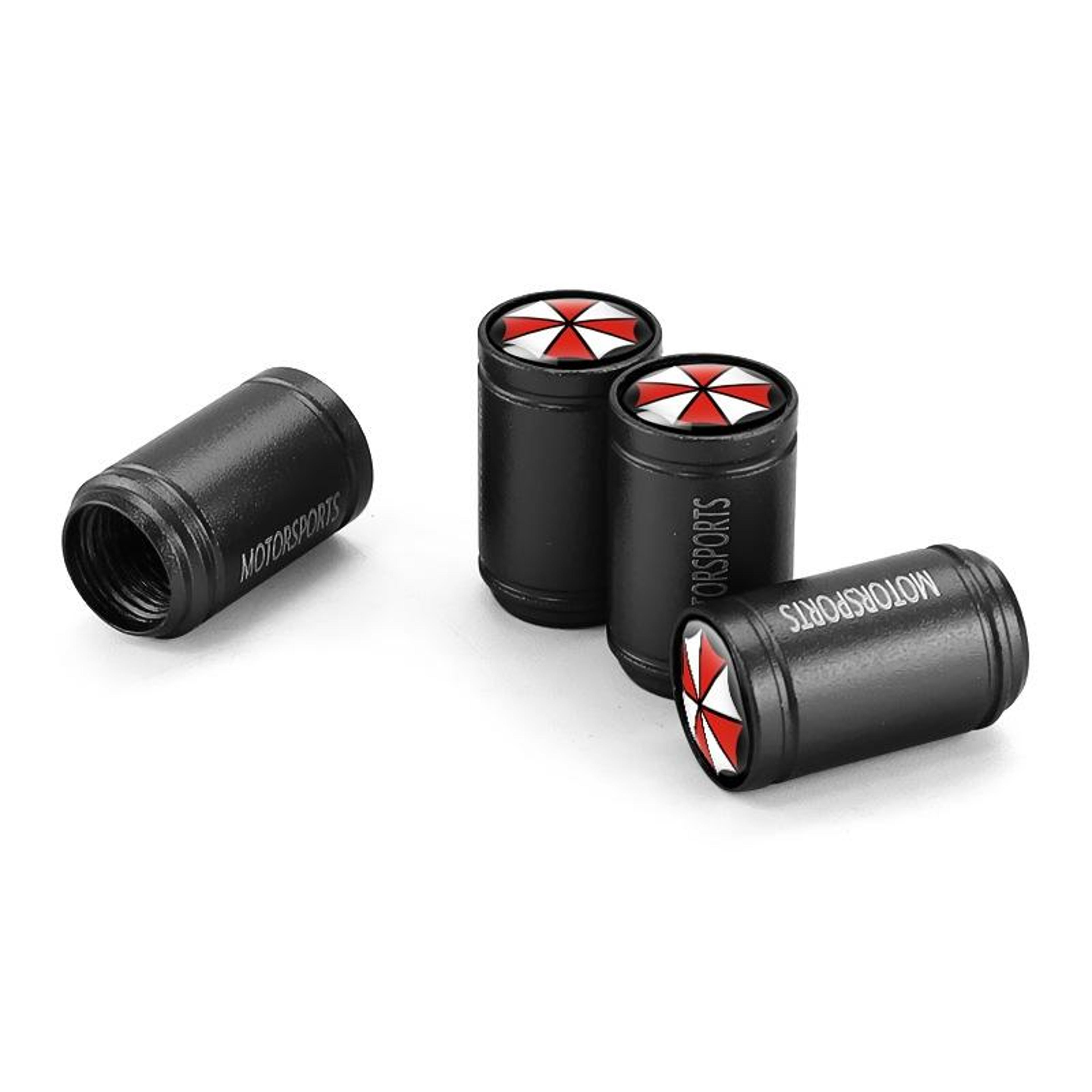 universal tire valve caps aluminum valve stem covers 4 piece anti leak rustproof set