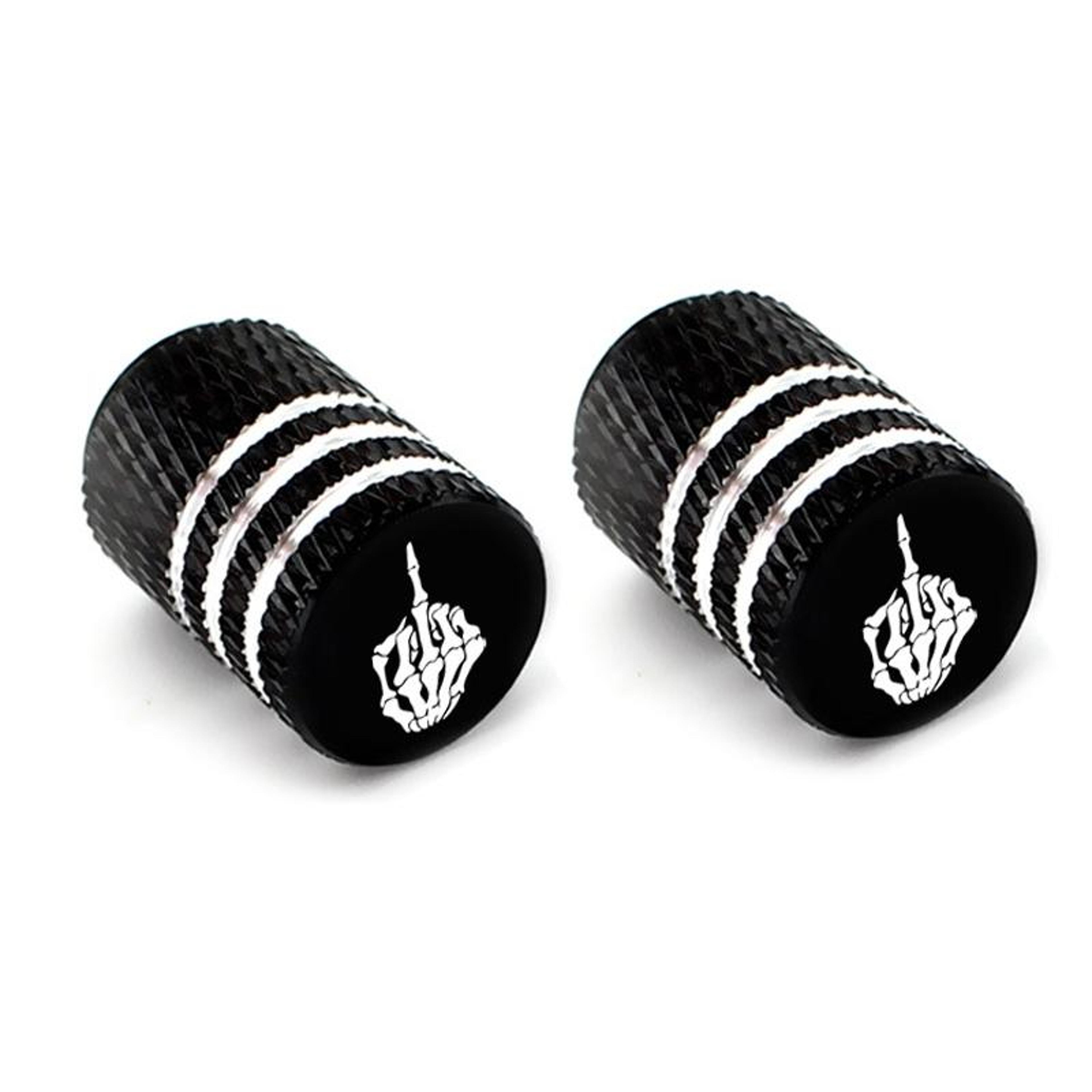 skull tire valve caps copper universal car tire valve stem caps 2 pcs