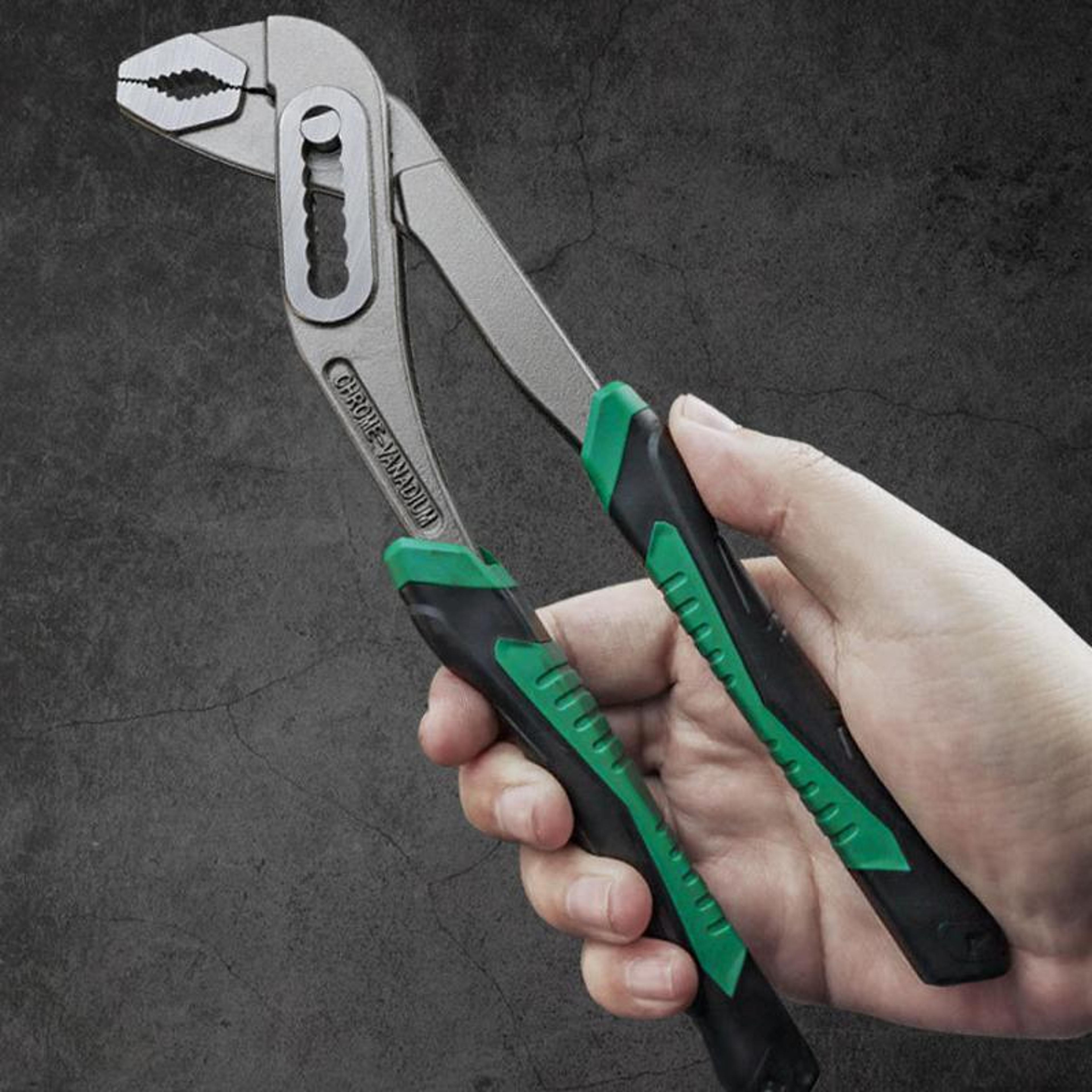 8 position water pump pliers adjustable slip joint pliers for plumbing automotive and home repairs