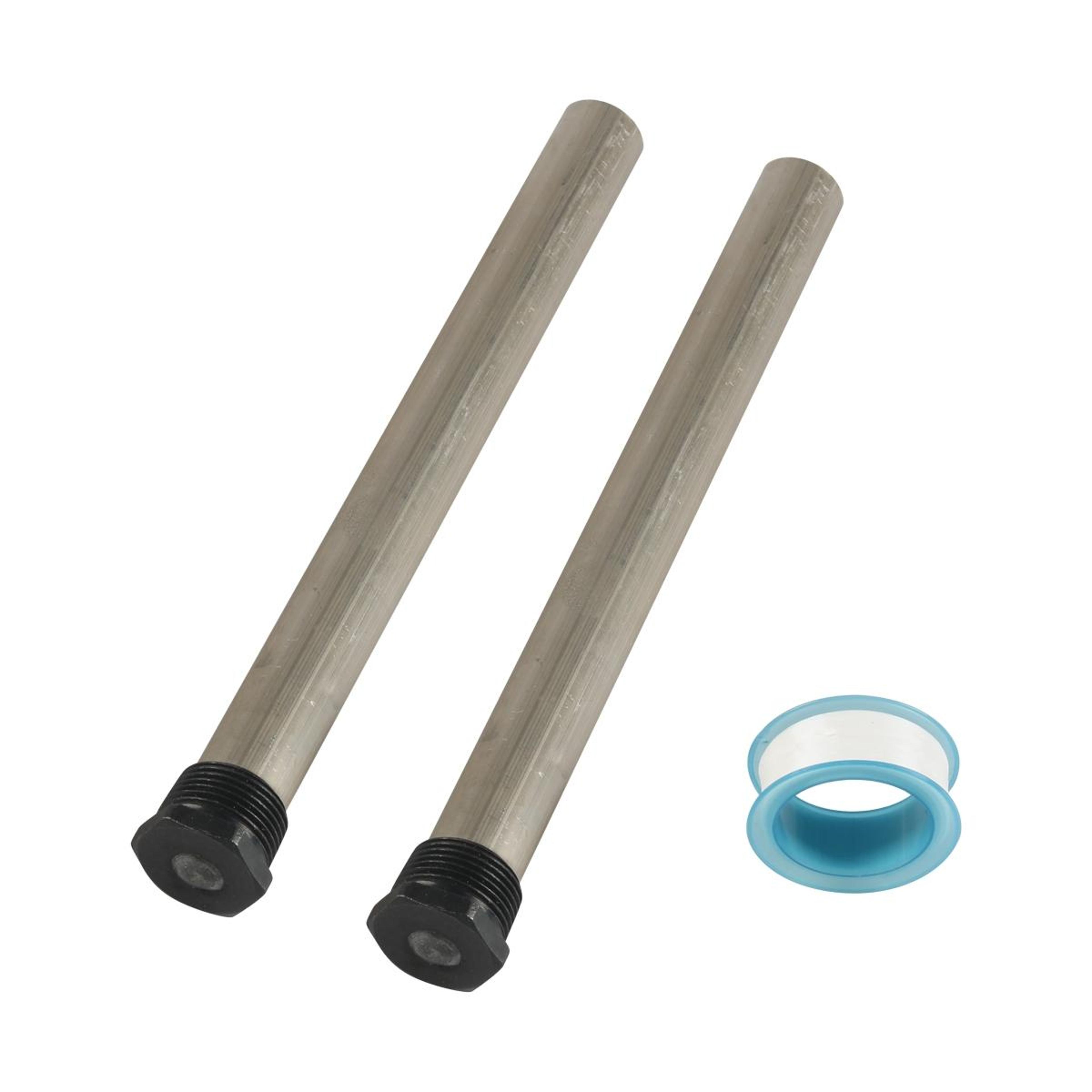 premium rv water heater anode rod 2 pcs 3/4 npt magnesium anode rod replacement