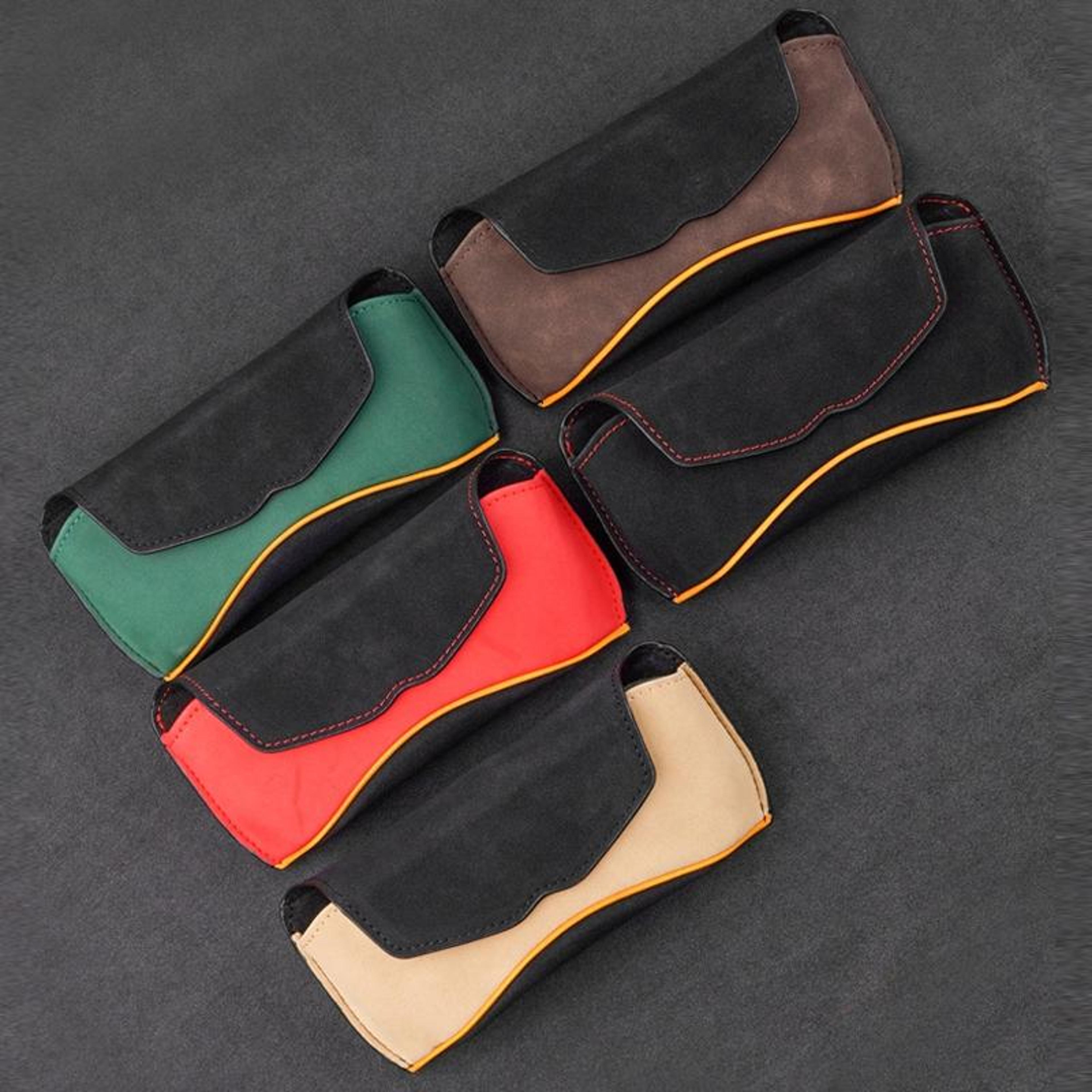 premium car sun visor organizer with magnetic car visor glasses case and card holder