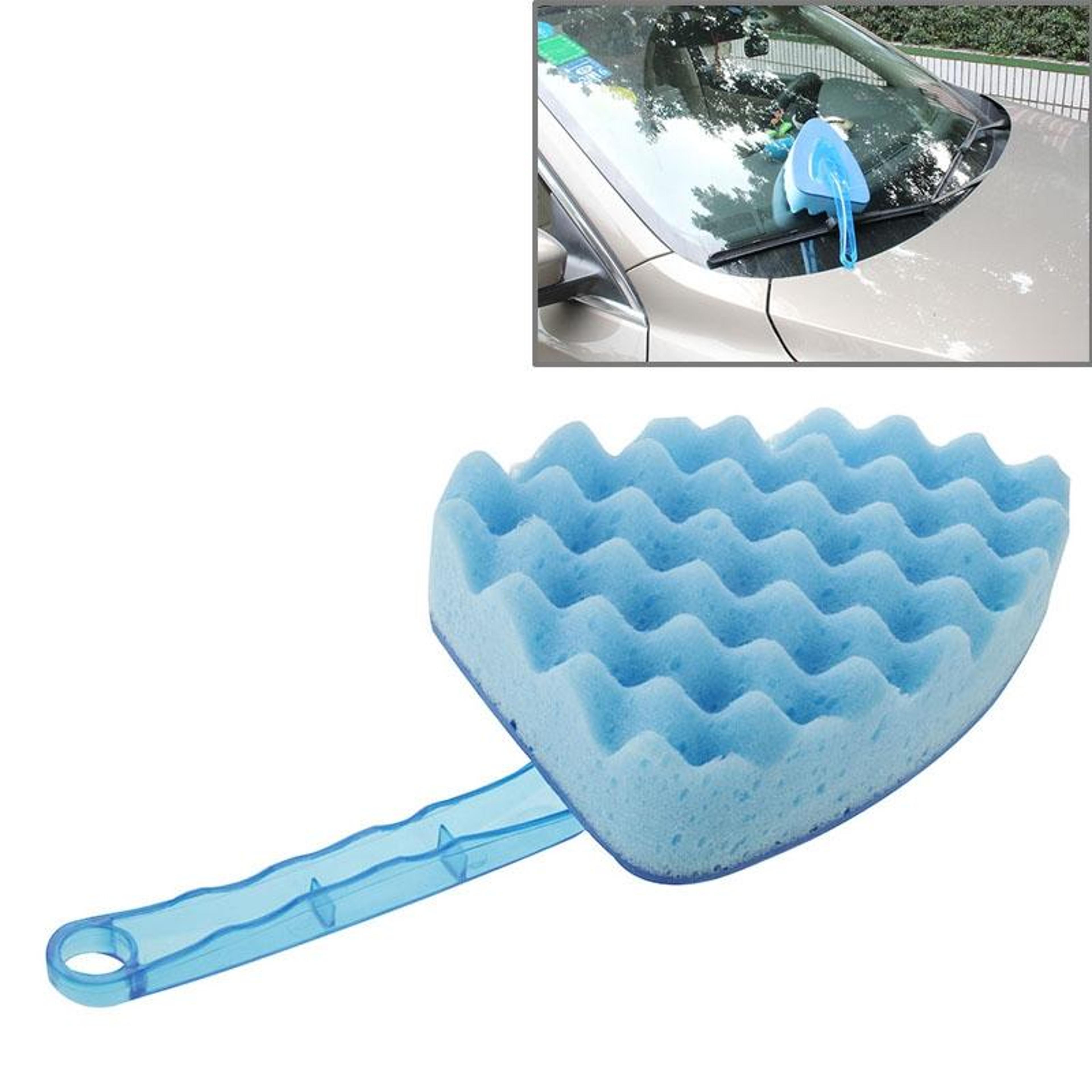 soft car wash sponge with handle multipurpose cleaning sponge for car home and bathroom