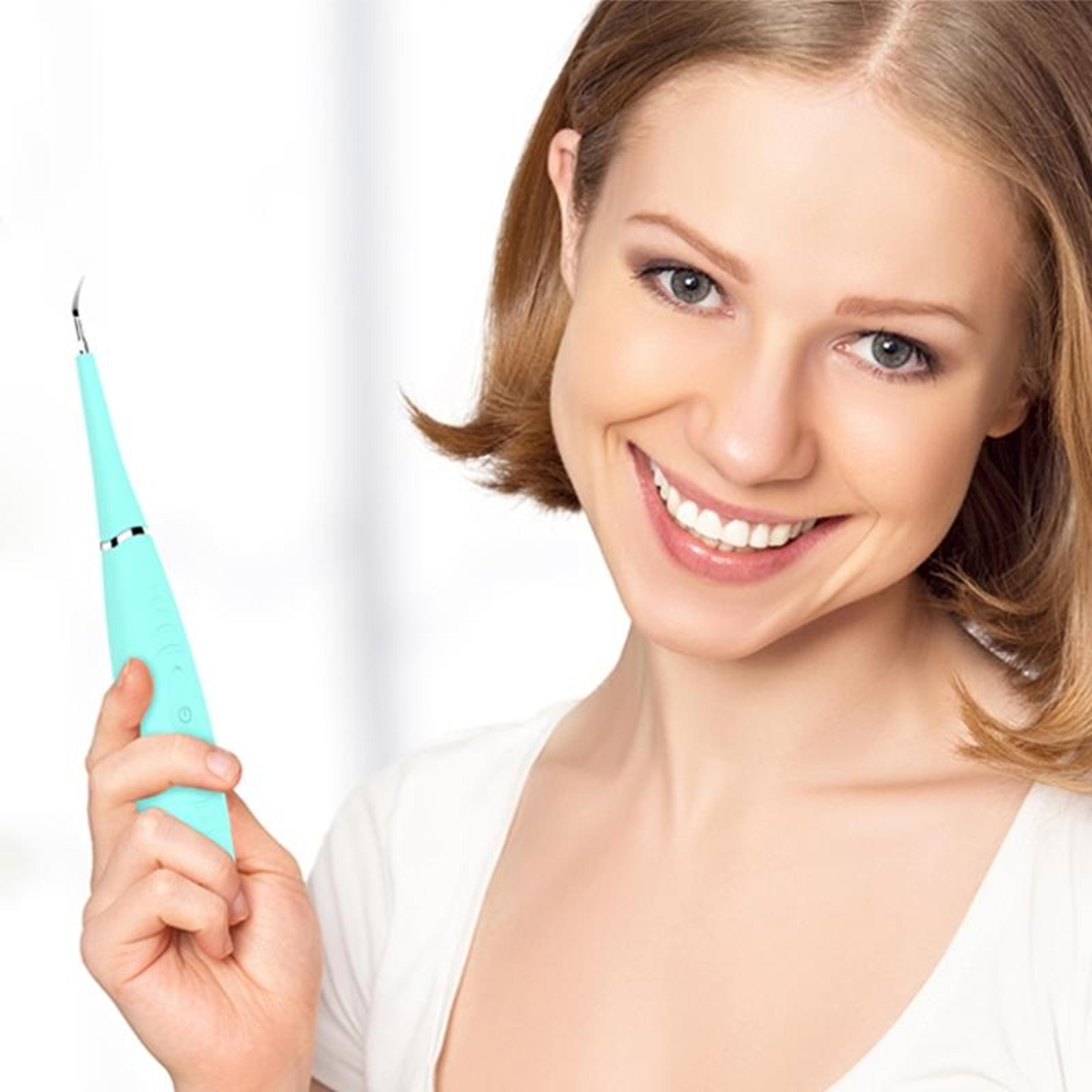 5 speed electric teeth polisher usb rechargeable waterproof ultrasonic teeth cleaner