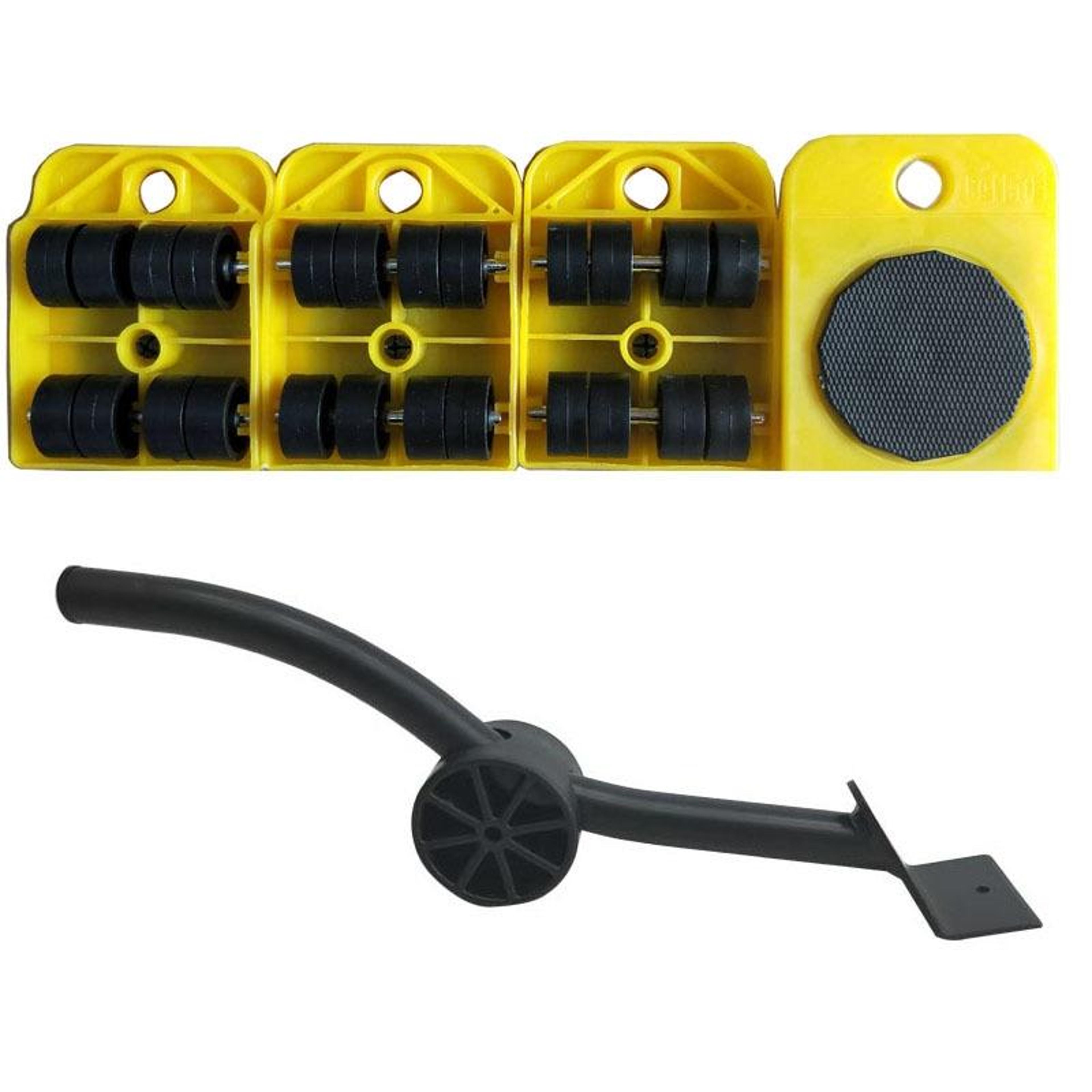 heavy duty plastic pry tool and steel pry bar set for safe trim and panel removal