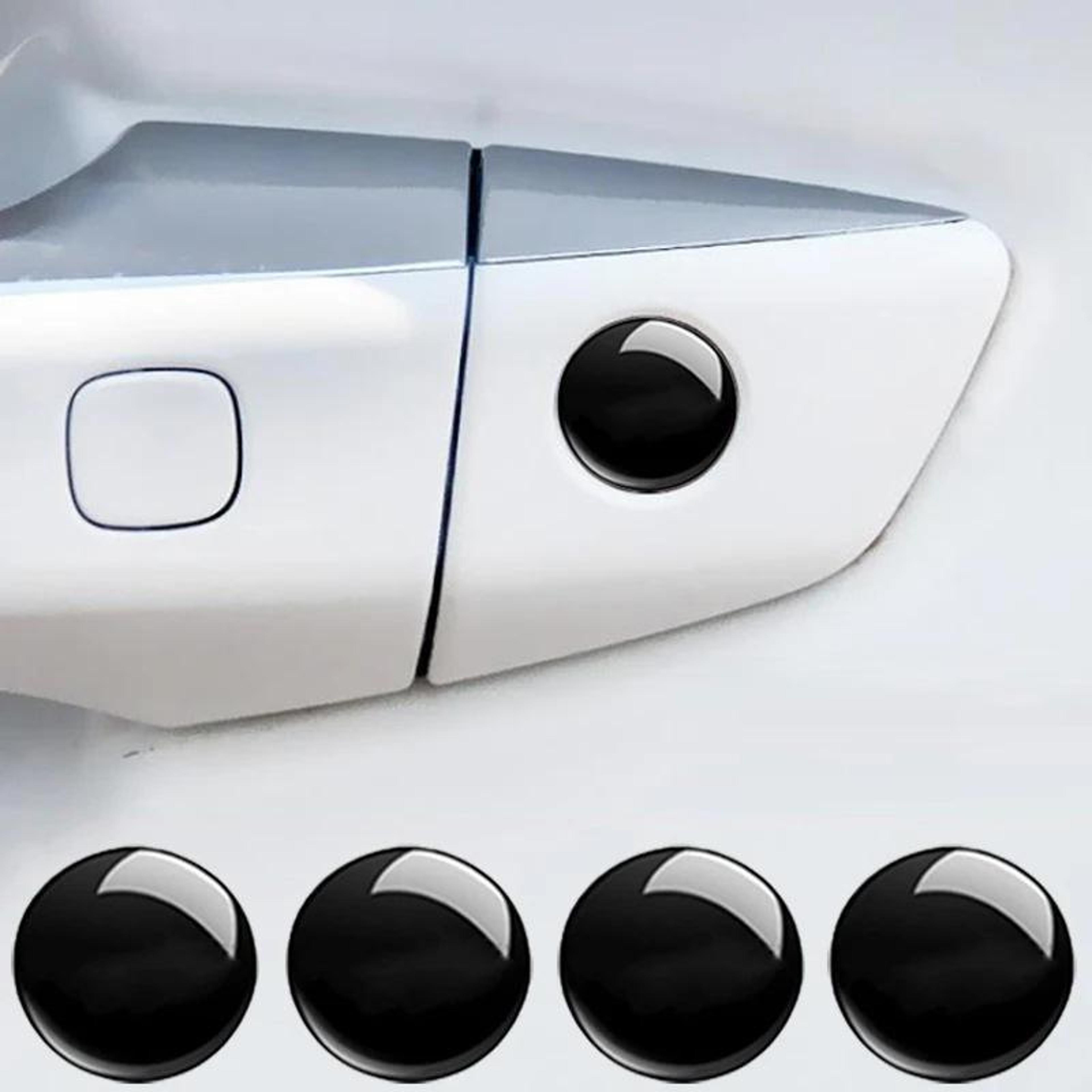 universal car keyhole protector sticker anti dust waterproof lock cover 10 pcs