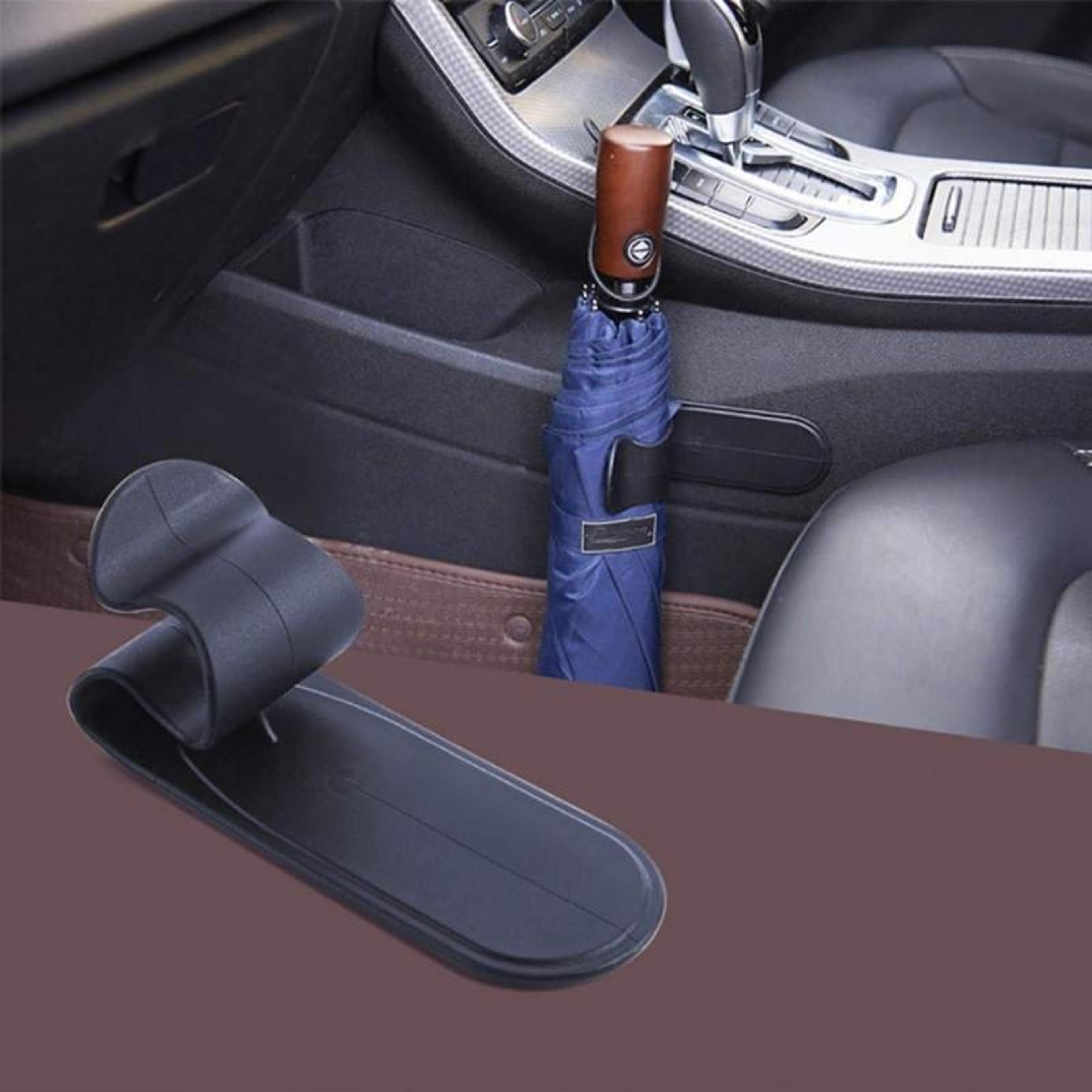 2-in-1 car umbrella holder & car seat hook organizer for bags, umbrellas & essentials