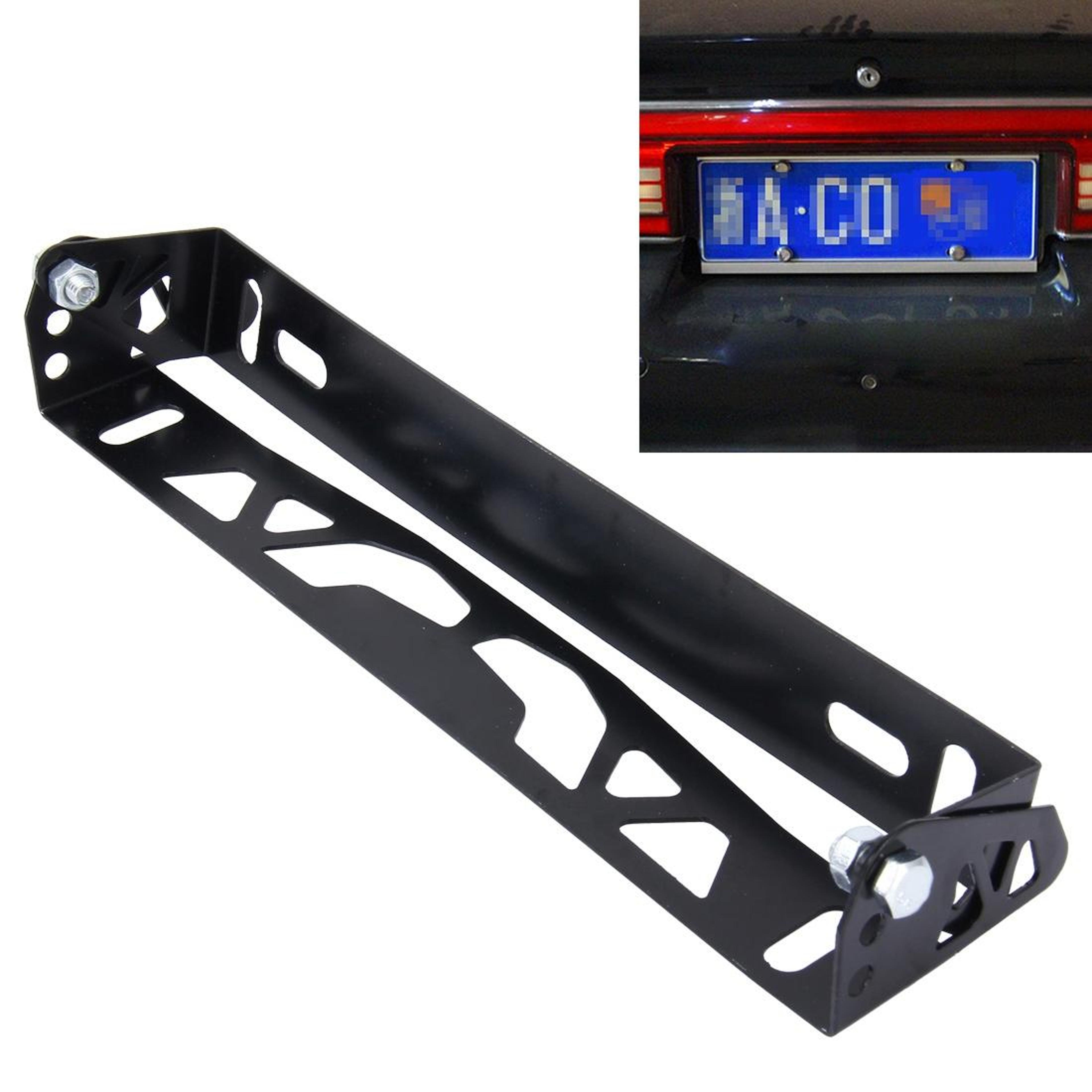 universal aluminum license plate frame black rust resistant car license plate holder