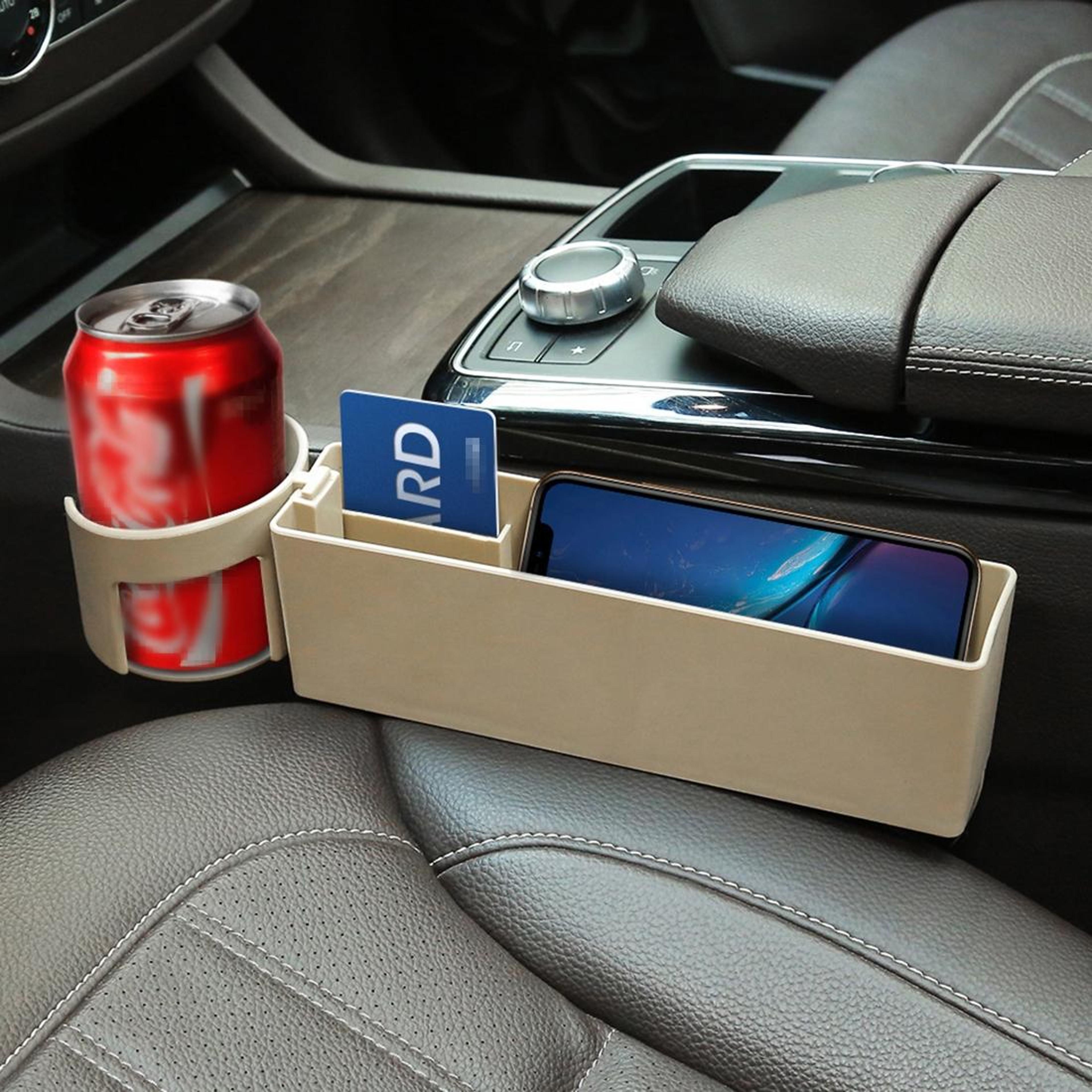 universal car seat gap organizer & car console side pocket storage box