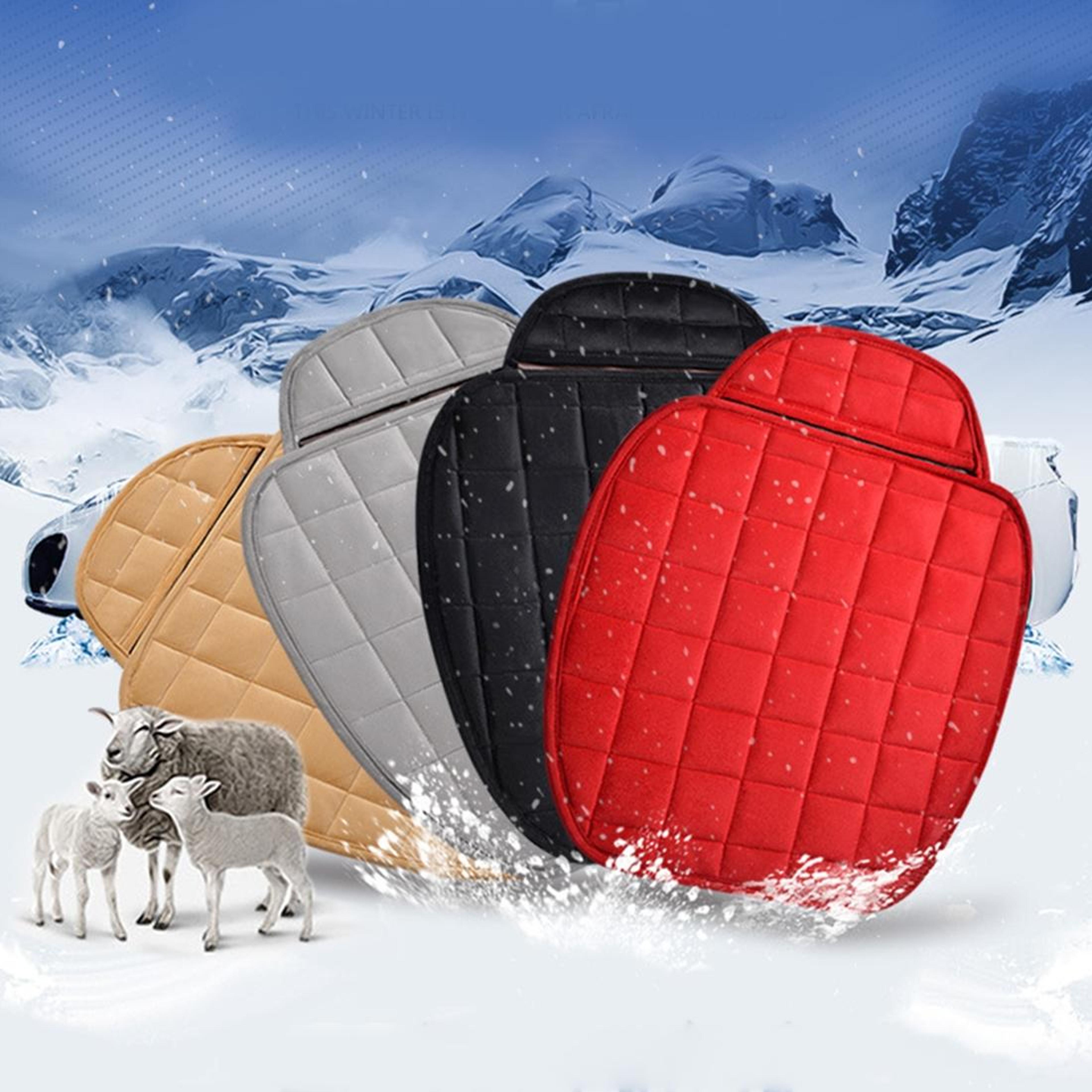 universal plush car seat covers non slip winter cushion pads