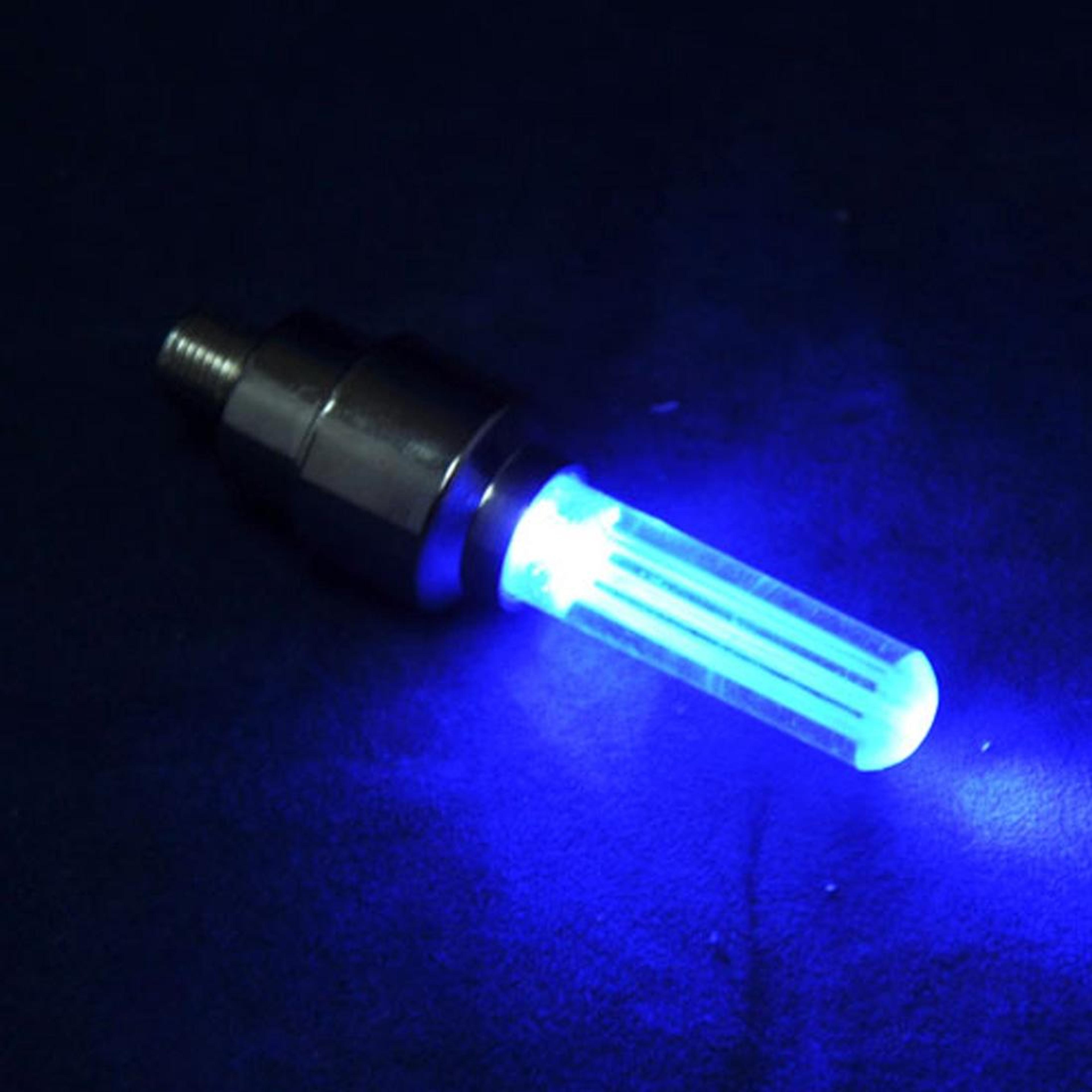 2pcs led tire valve lights battery powered wheel lights for car, motorcycle & bike