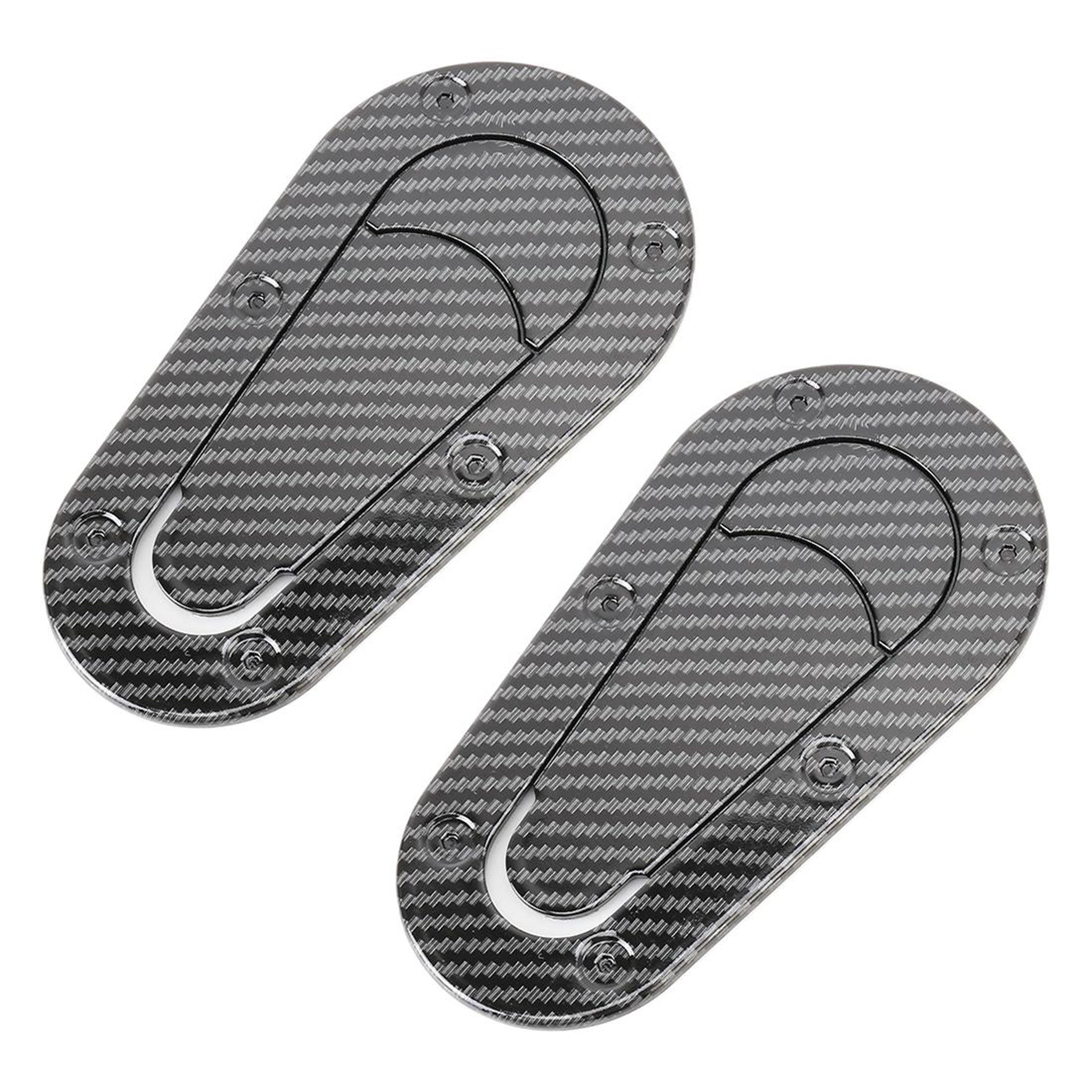 2pcs car hood sticker engine lock decorative decals for stylish car body customization