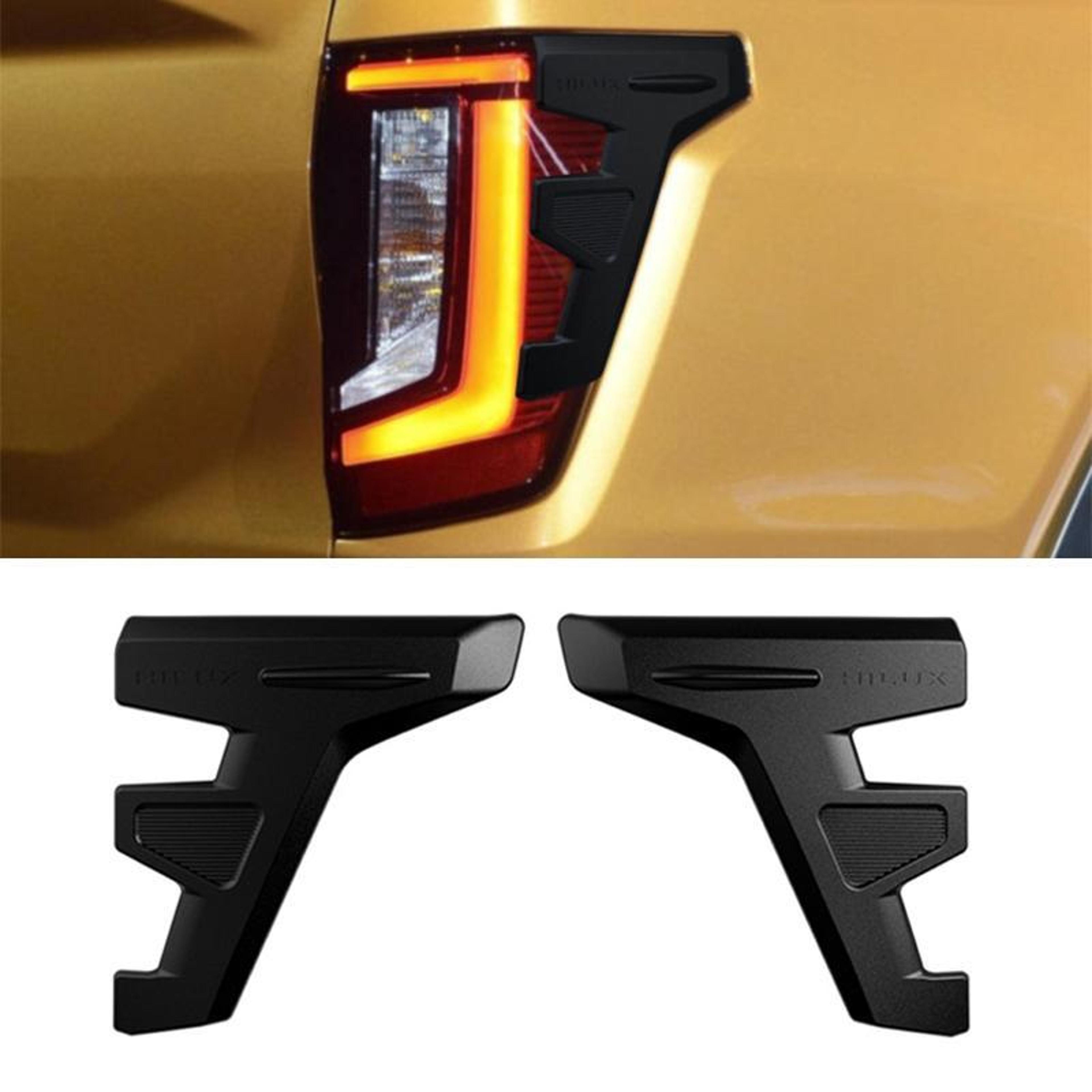 toyota hilux taillight trim frame abs rear light protector cover