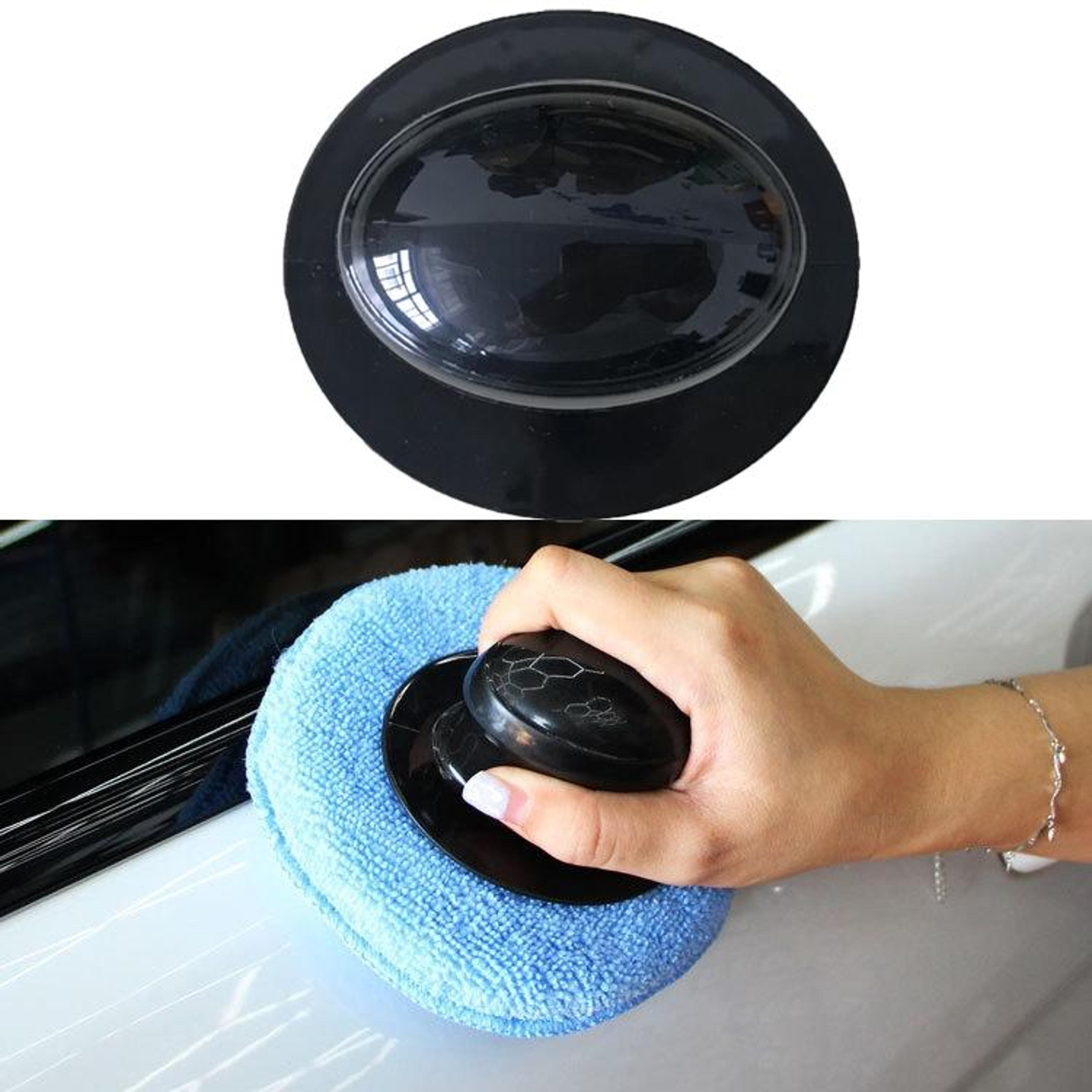 ergonomic car wax applicator plastic handle for car polishing & auto detailing