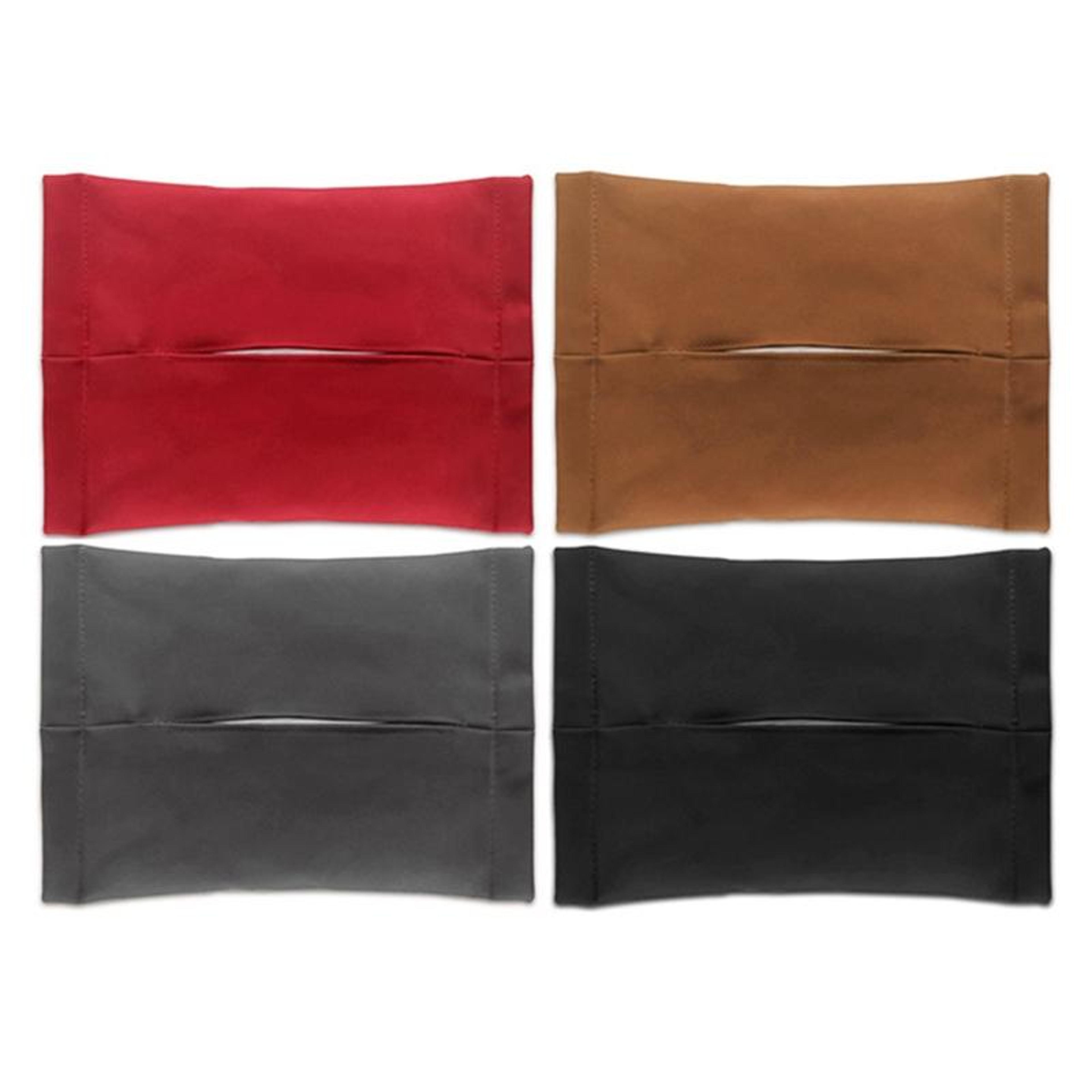tesla model 3 & model y hidden car tissue holder suede center screen storage bag