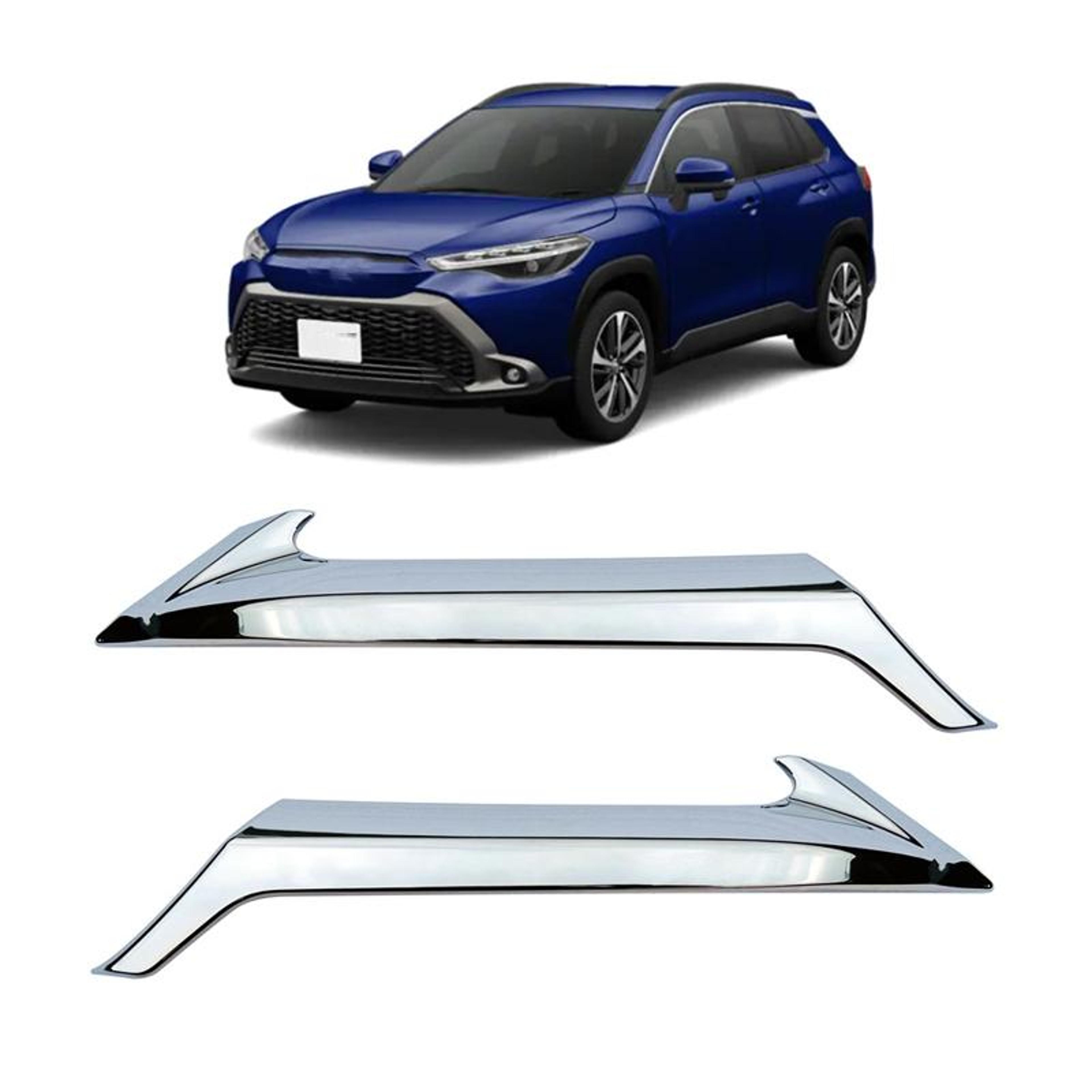 toyota corolla cross grille trim abs front grille garnish for 2022+ rhd japanese version