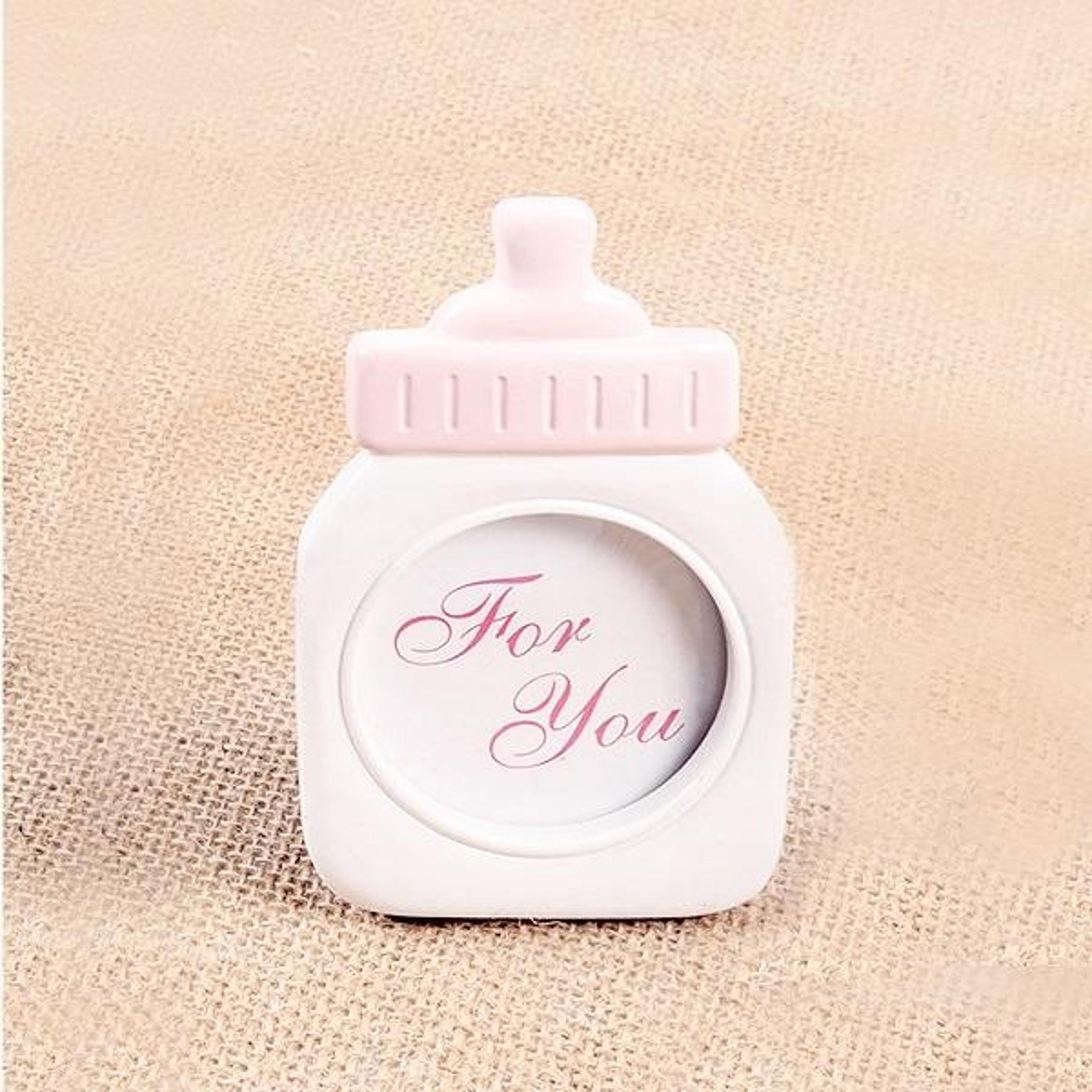 baby bottle photo frame decorative plastic picture frame for nursery & home desk decor