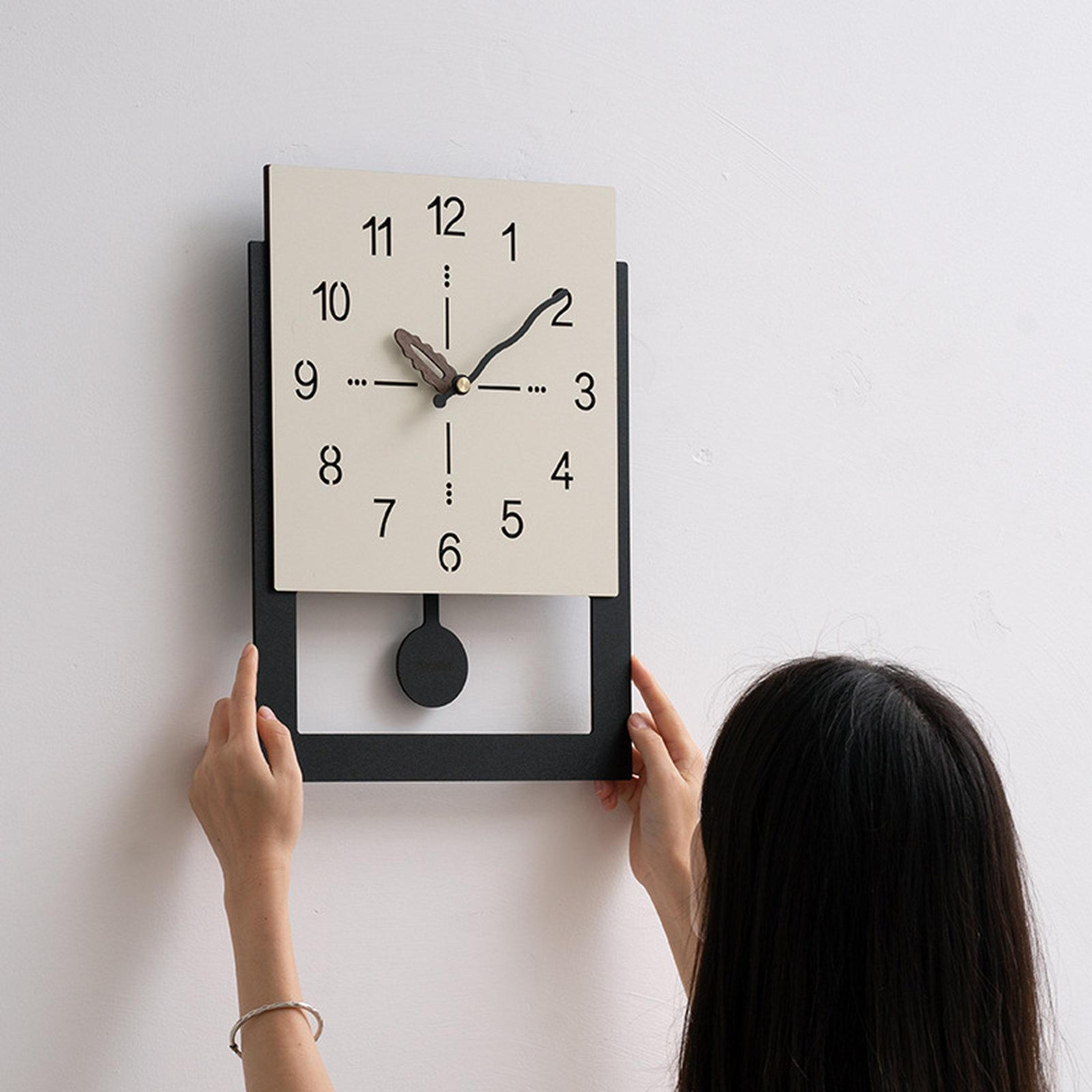 minimalist modern wall clock decorative silent wall clock for living room & home decor