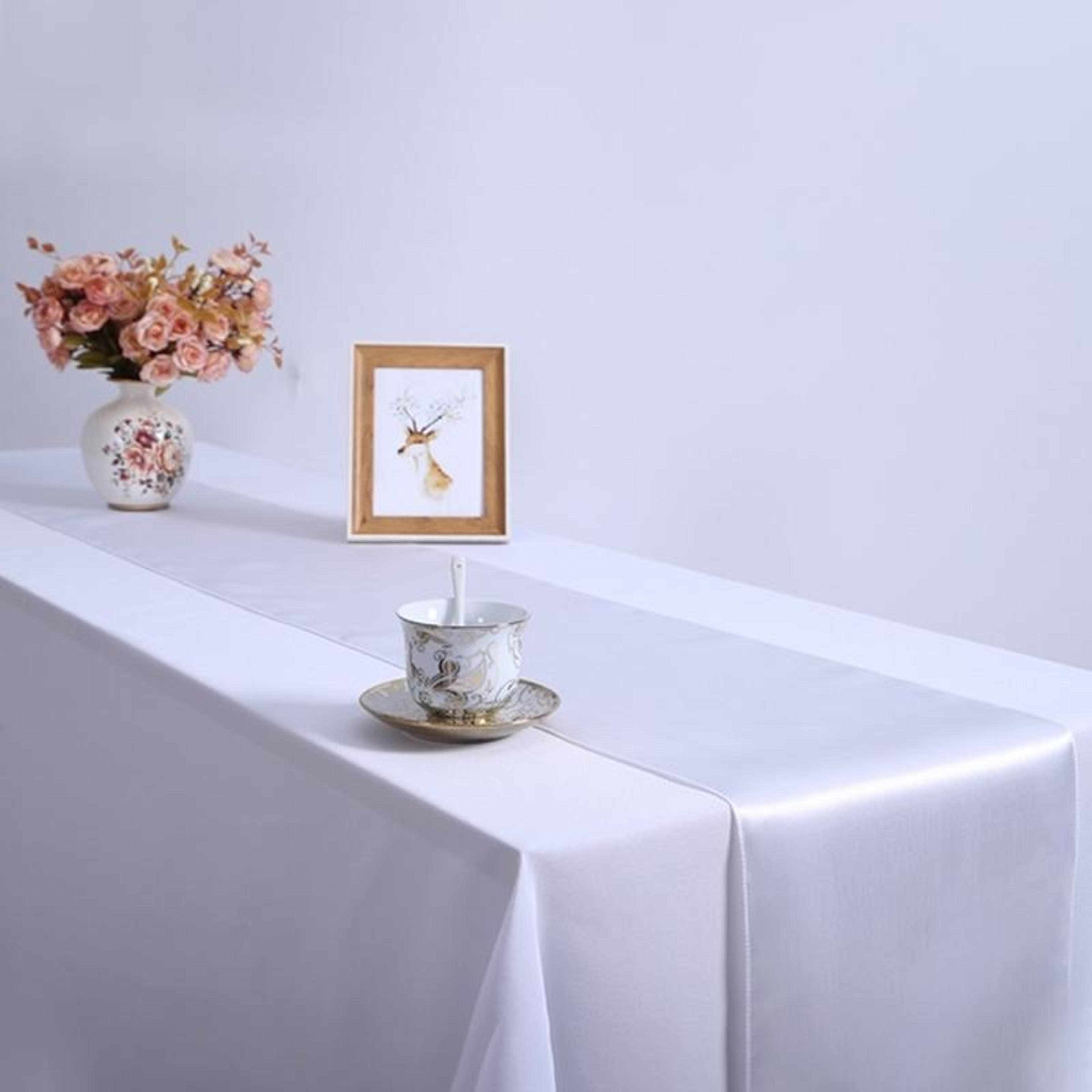 luxury satin table runner for wedding, party & christmas table decoration