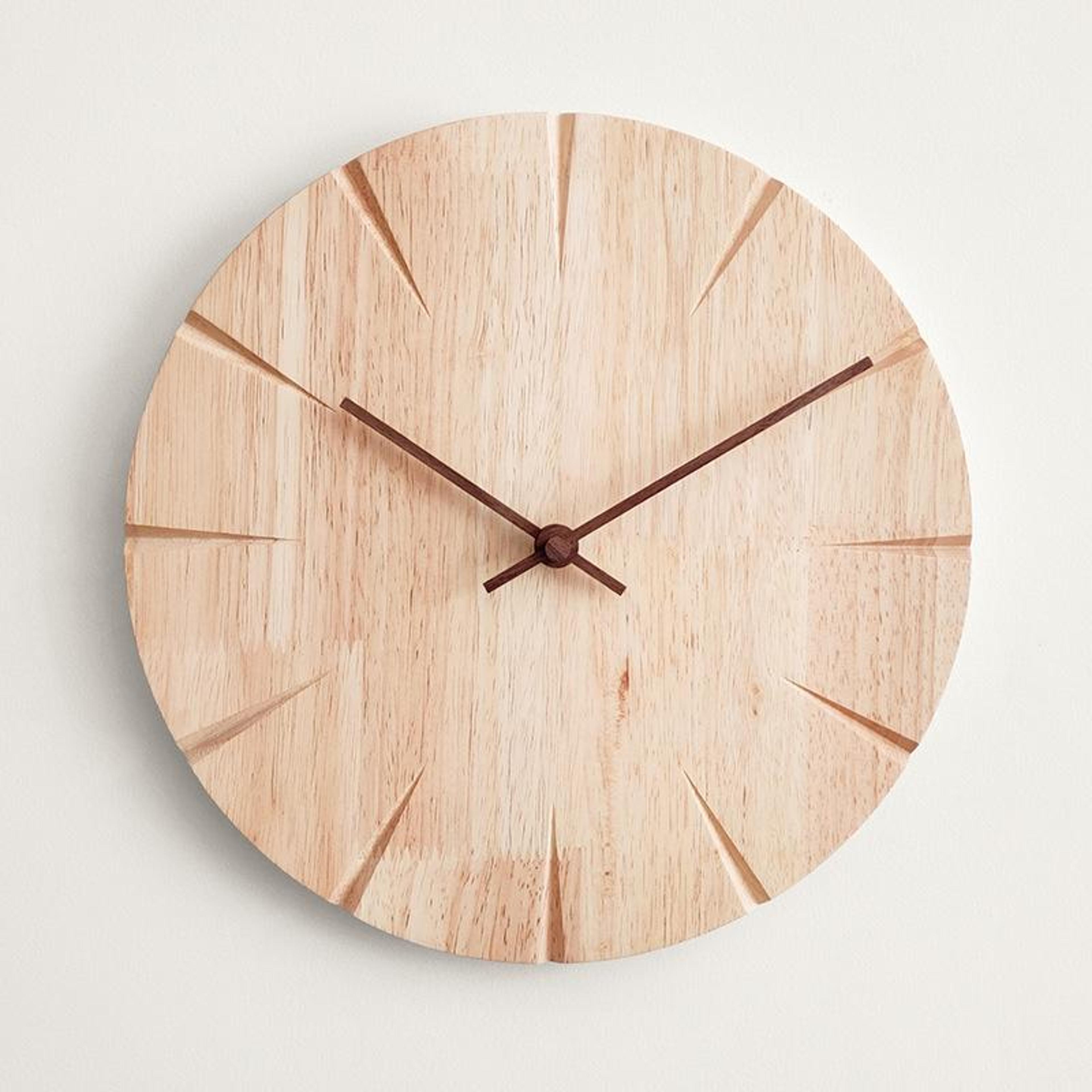 12 inch wooden wall clock for living room decorative home decor