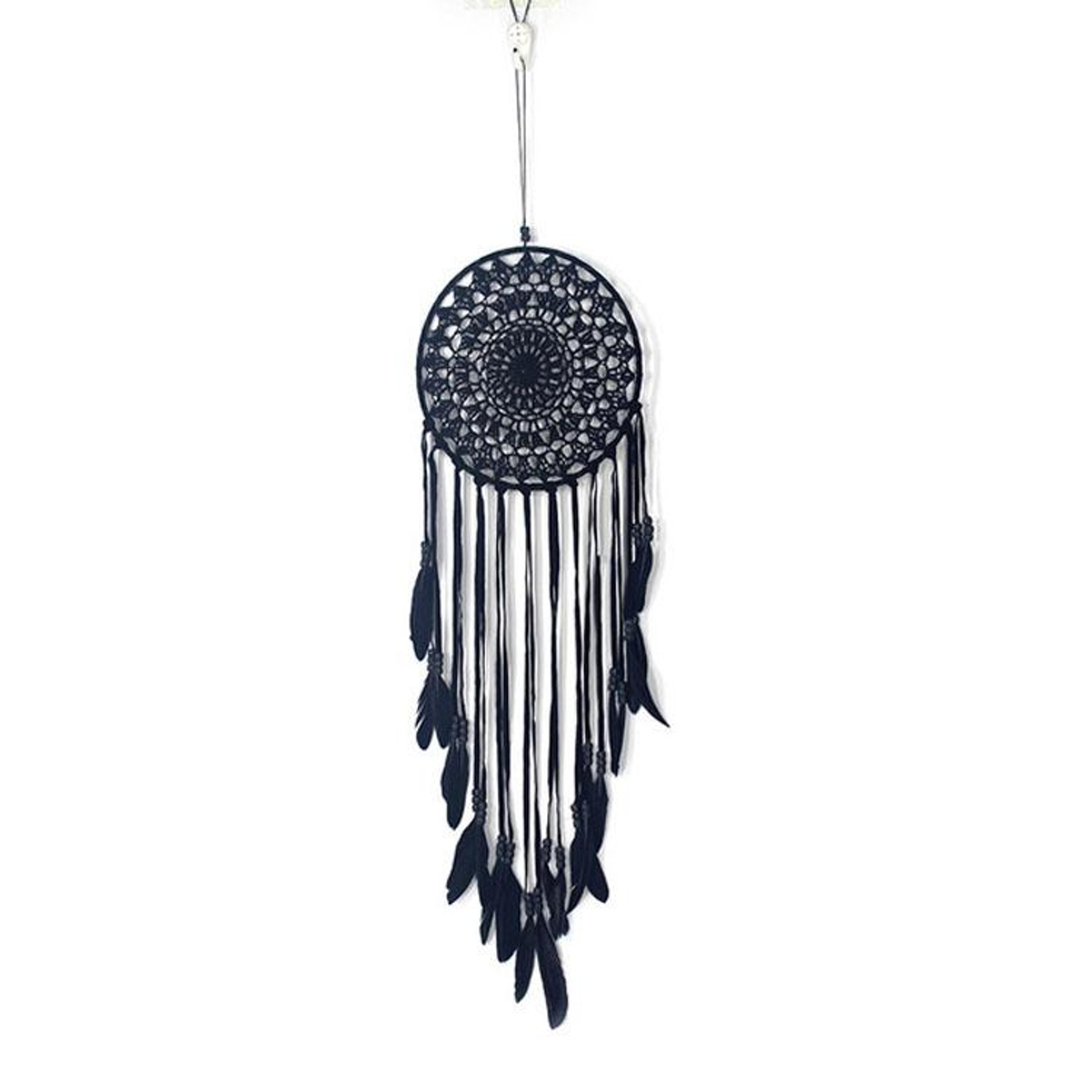 hand woven dream catcher wall hanging for boho home decor, car hanging ornament & gift